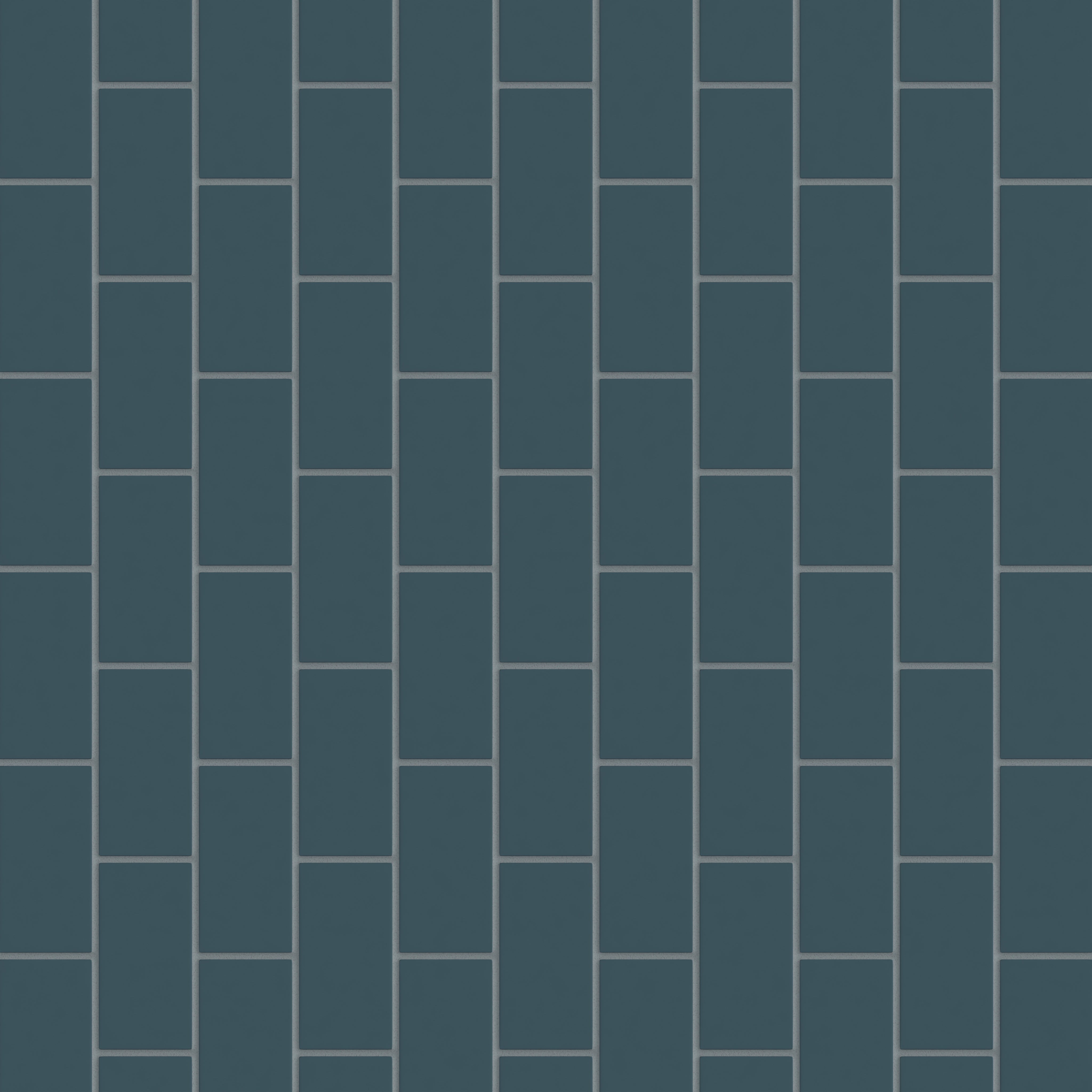 2x4 Half Offset Sheeted Natural Press Ceramic Mosaic Tile in King Tide Matte