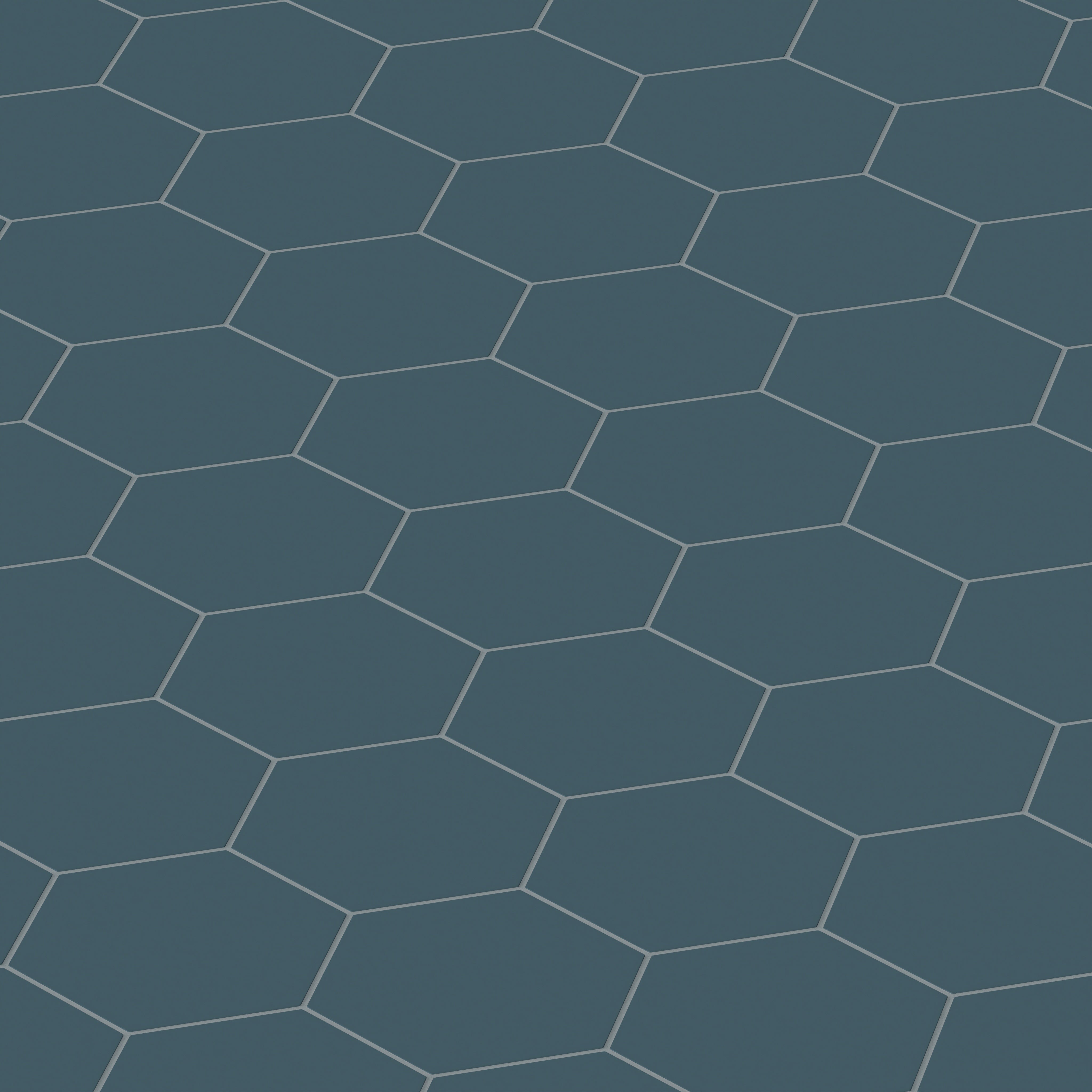 8" Hexagon Natural Press Ceramic Tile in King Tide Matte