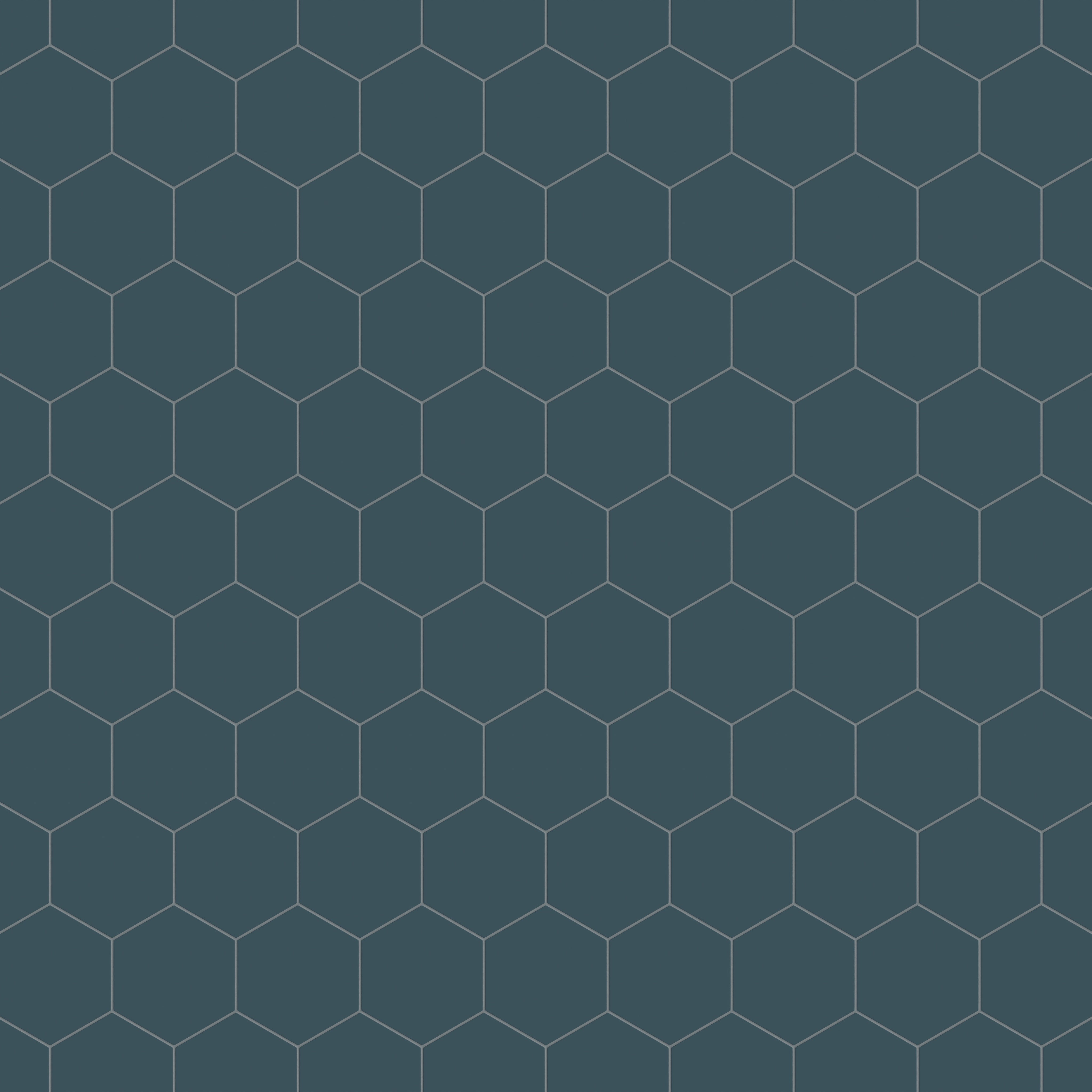8" Hexagon Natural Press Ceramic Tile in King Tide Matte