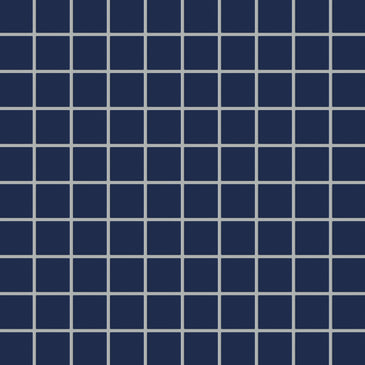 2x2 Straight Set Sheeted Original Ceramic Mosaic Tile in Lake Tahoe Matte
