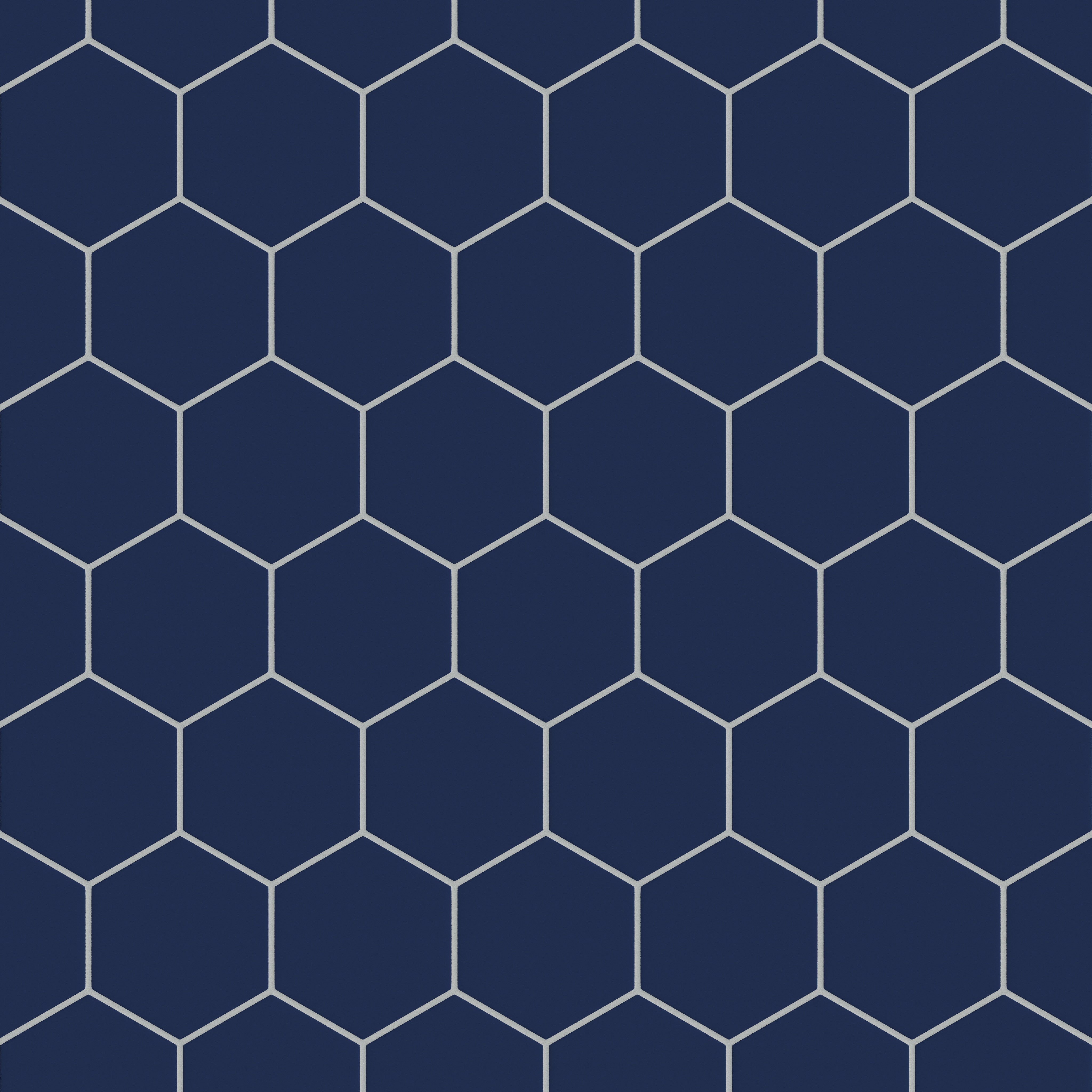 6" Hexagon Original Ceramic Tile in Lake Tahoe Matte