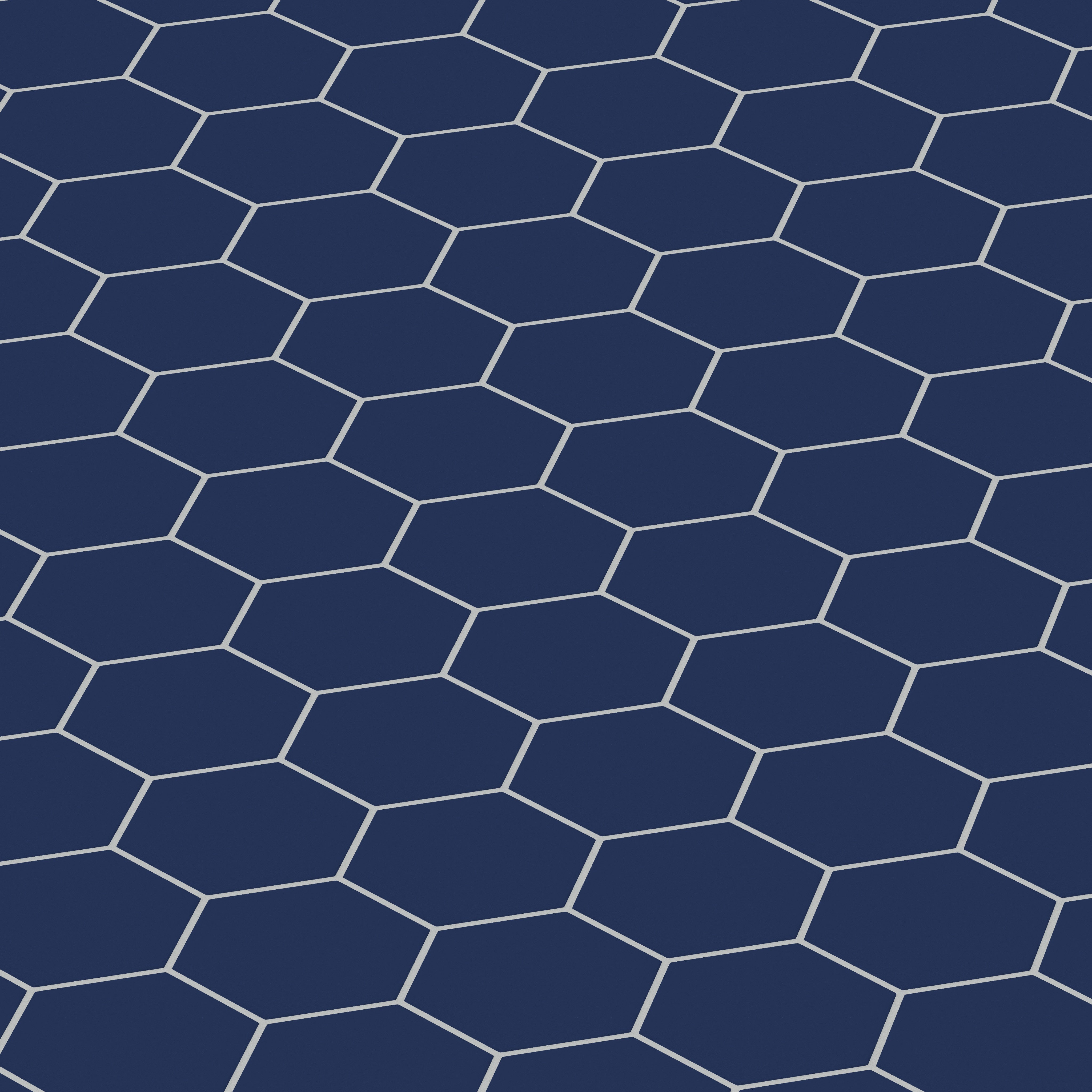 6" Hexagon Original Ceramic Tile in Lake Tahoe Matte