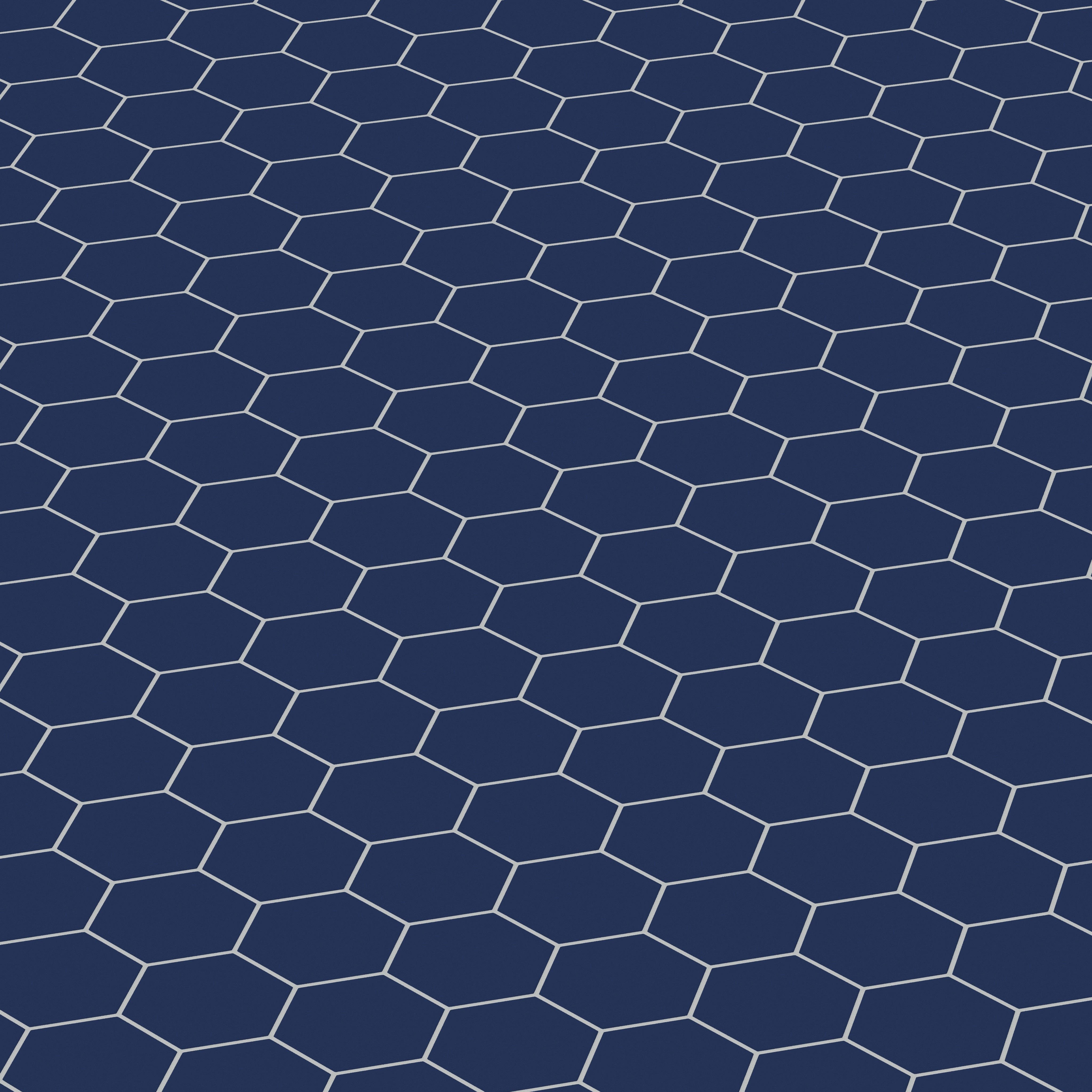 6" Hexagon Original Ceramic Tile in Lake Tahoe Matte