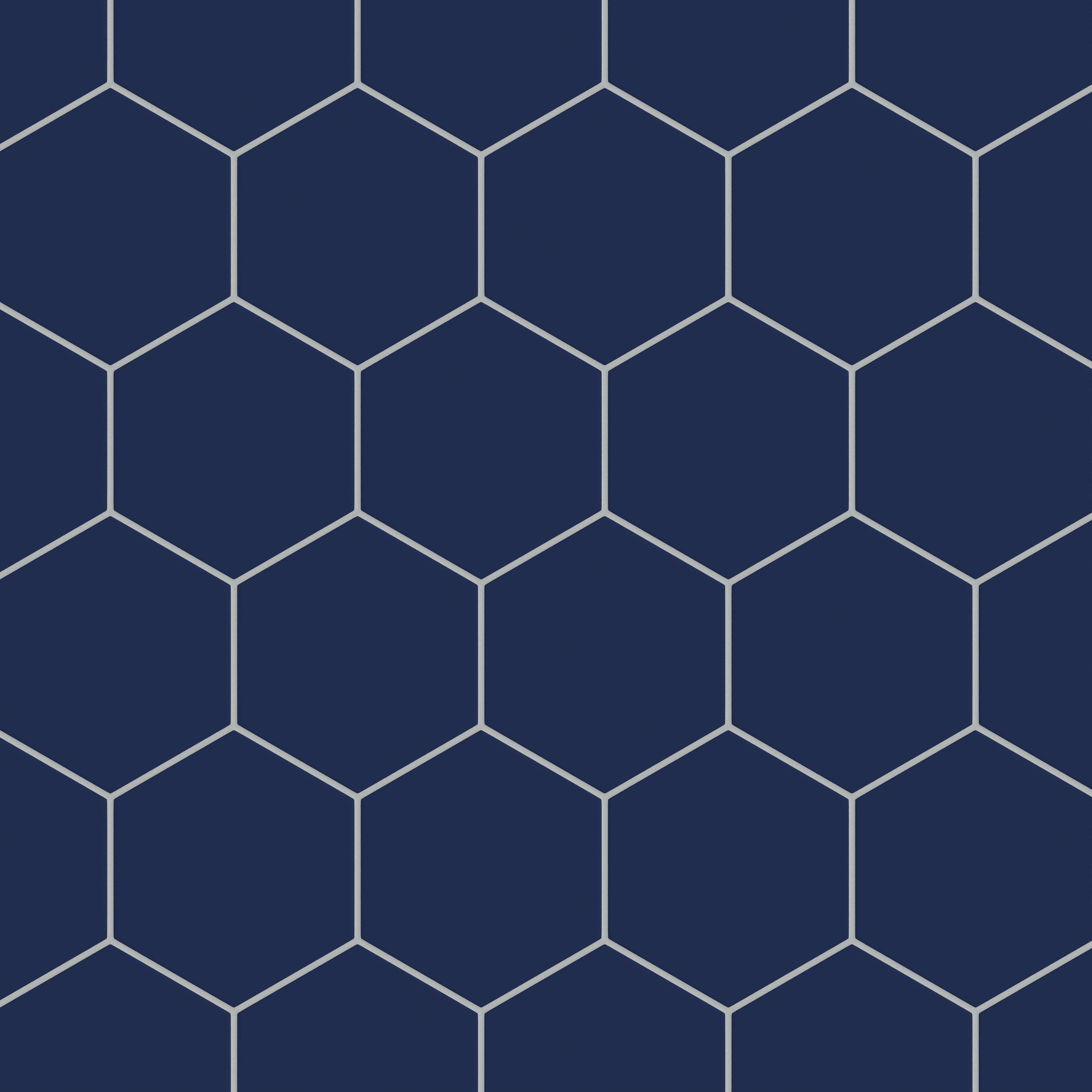8" Hexagon Original Ceramic Tile in Lake Tahoe Matte