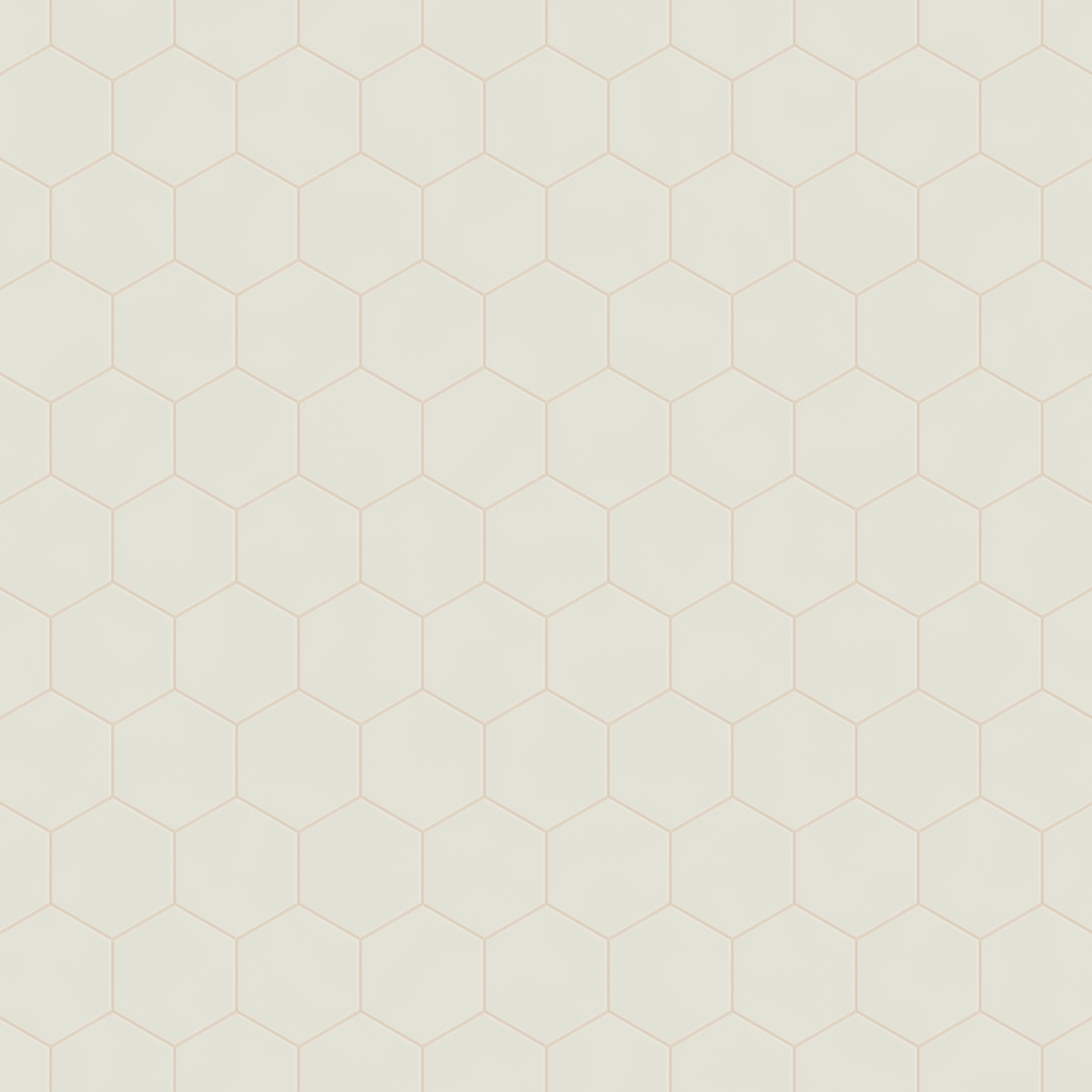 8" Hexagon Original Ceramic Tile in Limewash Matte