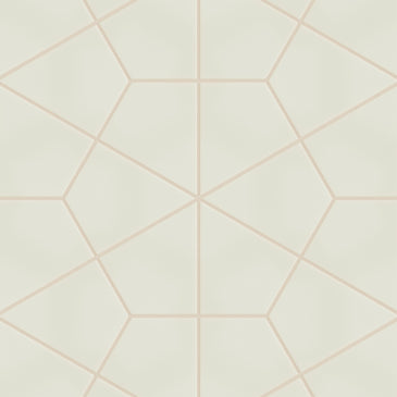 Hexite Original Ceramic Tile in Limewash Matte