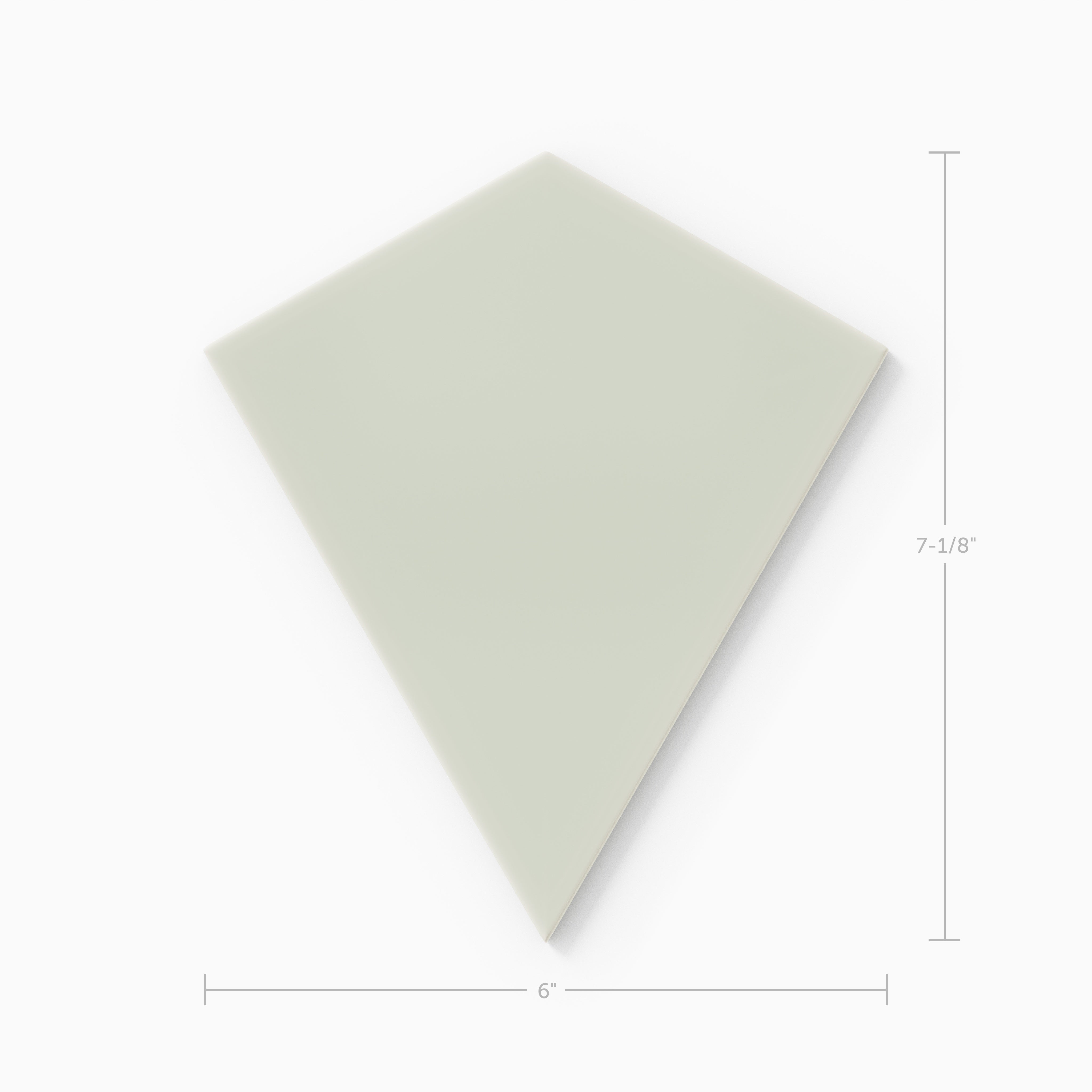 Hexite Original Ceramic Tile in Limewash Matte