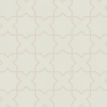 Mini Star & Cross Original Ceramic Tile in Limewash Matte