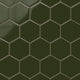 6" Hexagon Original Ceramic Tile in Lone Pine Gloss