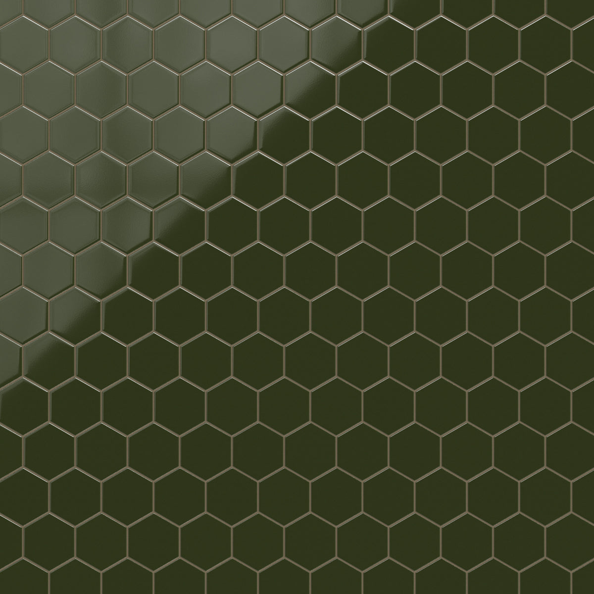 6" Hexagon Original Ceramic Tile in Lone Pine Gloss