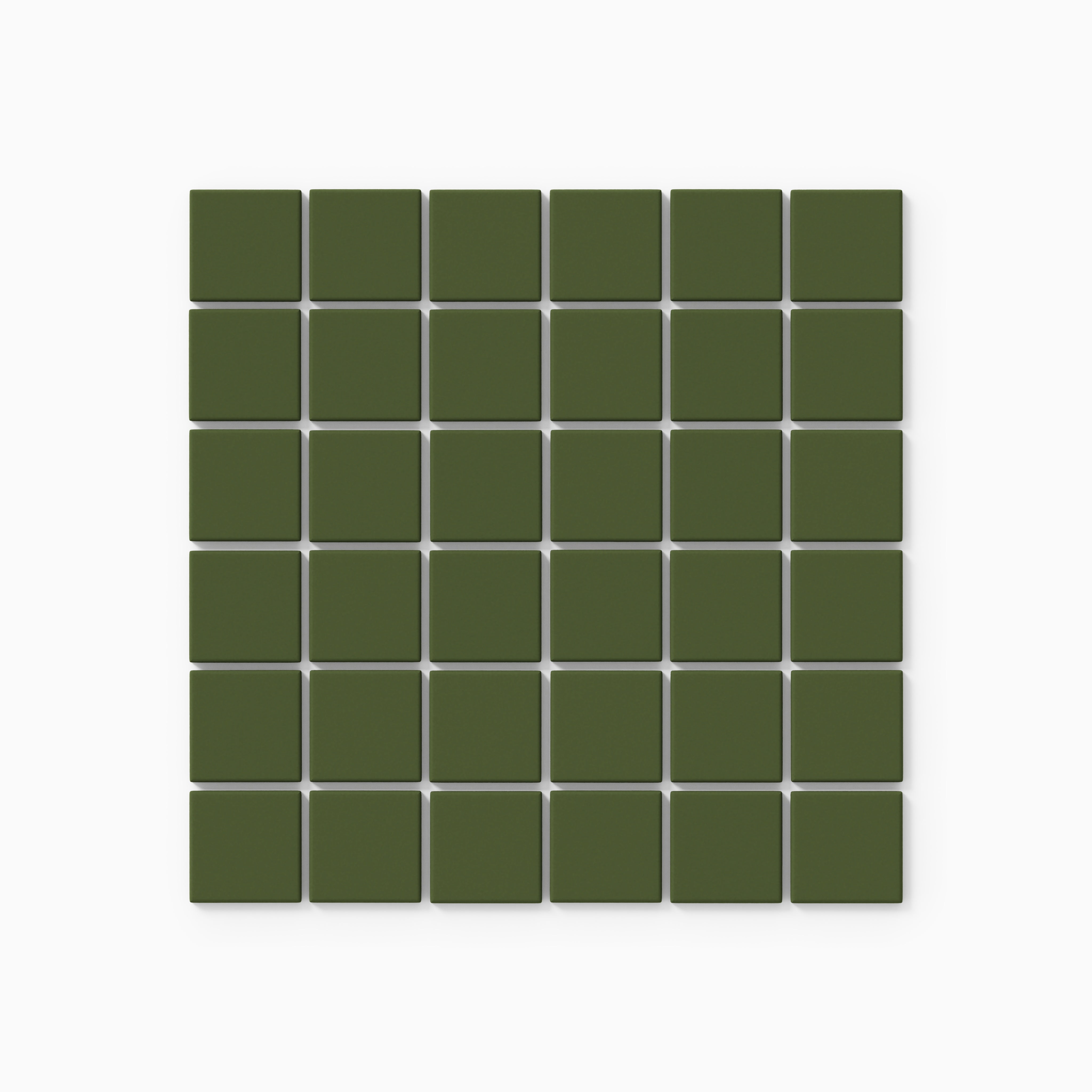2x2 Straight Set Sheeted Original Ceramic Mosaic Tile in Lone Pine Matte