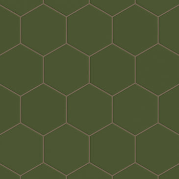 6" Hexagon Original Ceramic Tile in Lone Pine Matte