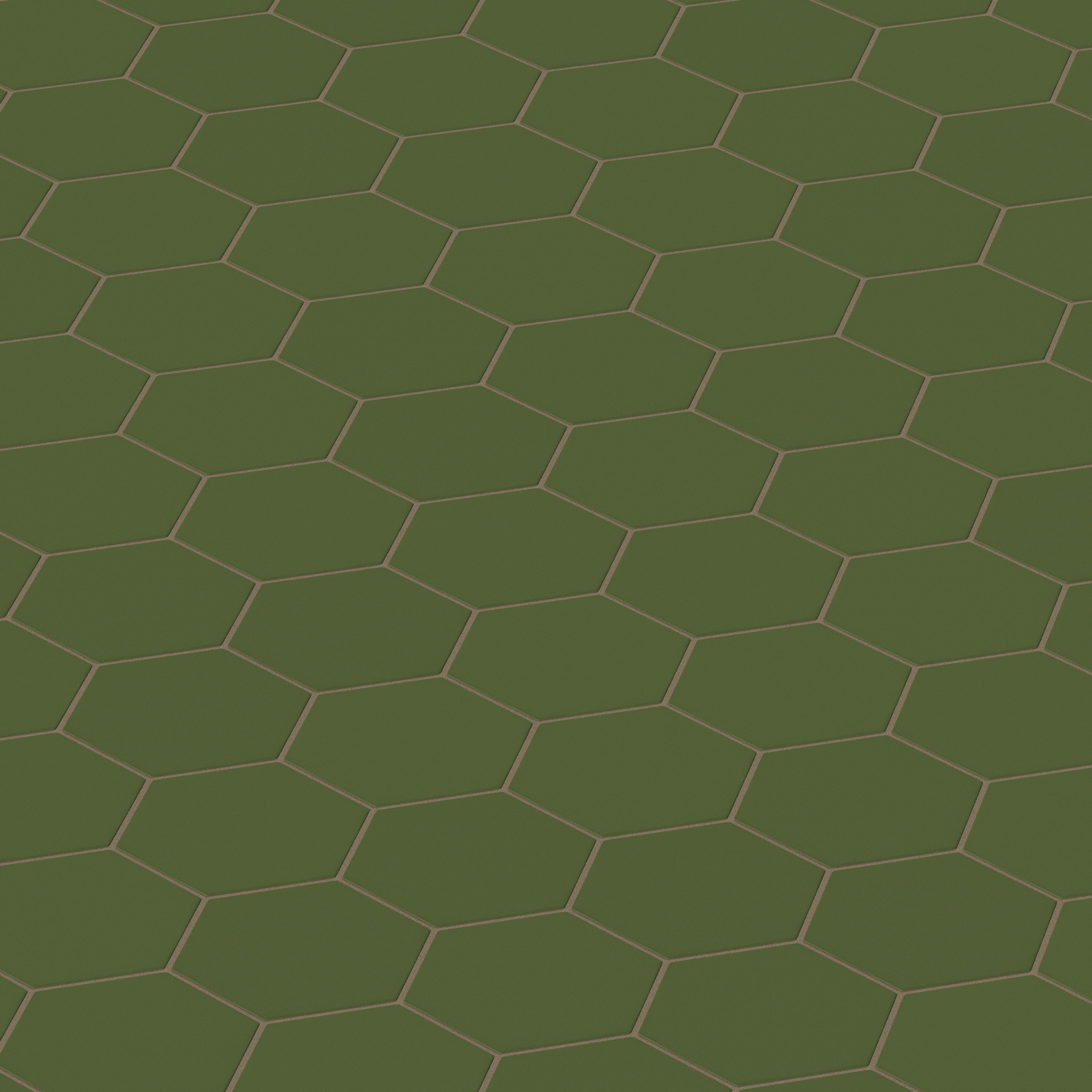 6" Hexagon Original Ceramic Tile in Lone Pine Matte