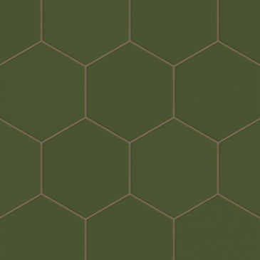 8" Hexagon Original Ceramic Tile in Lone Pine Matte