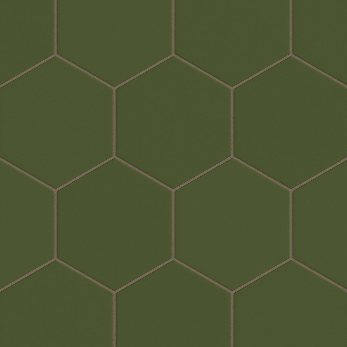 8" Hexagon Original Ceramic Tile in Lone Pine Matte