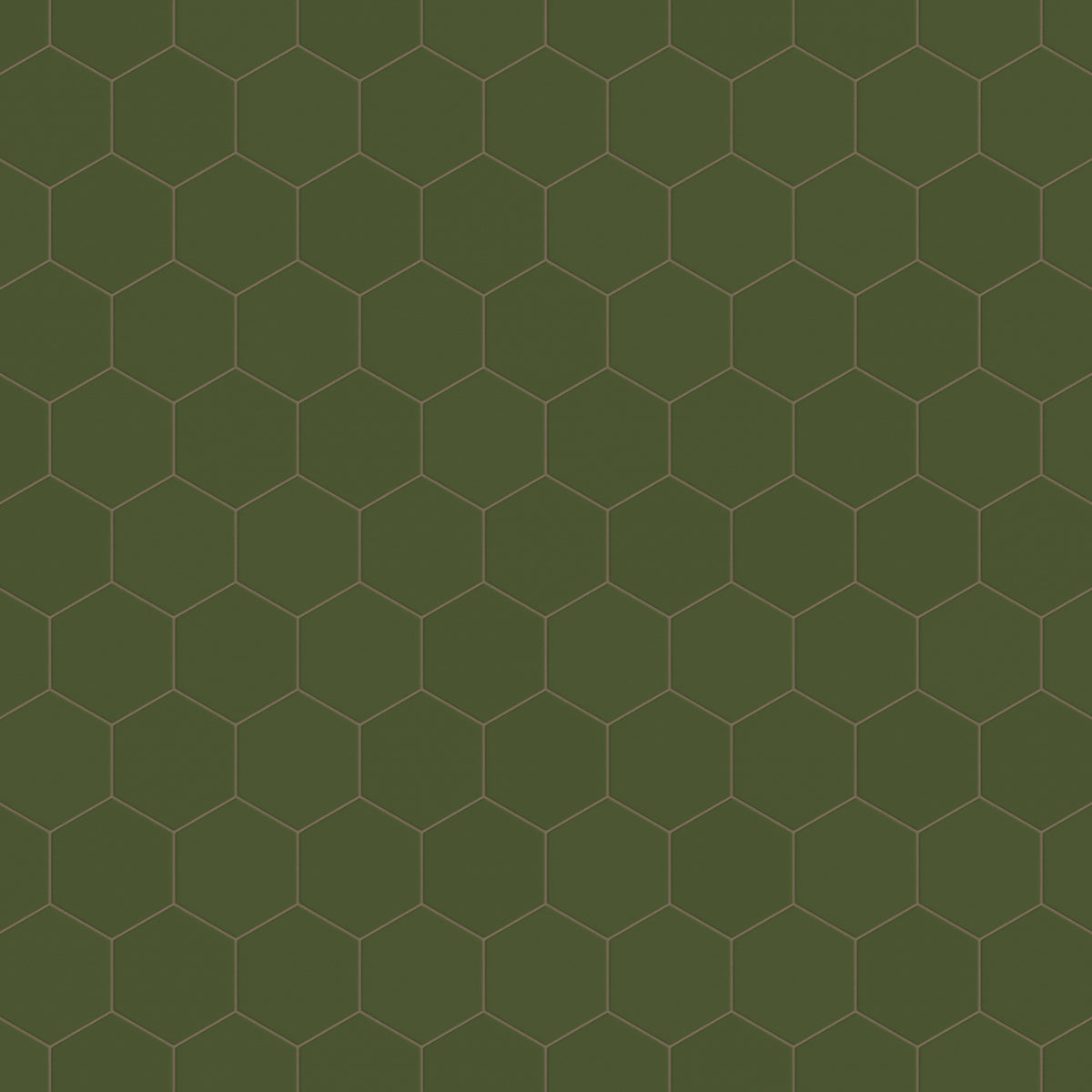 8" Hexagon Original Ceramic Tile in Lone Pine Matte