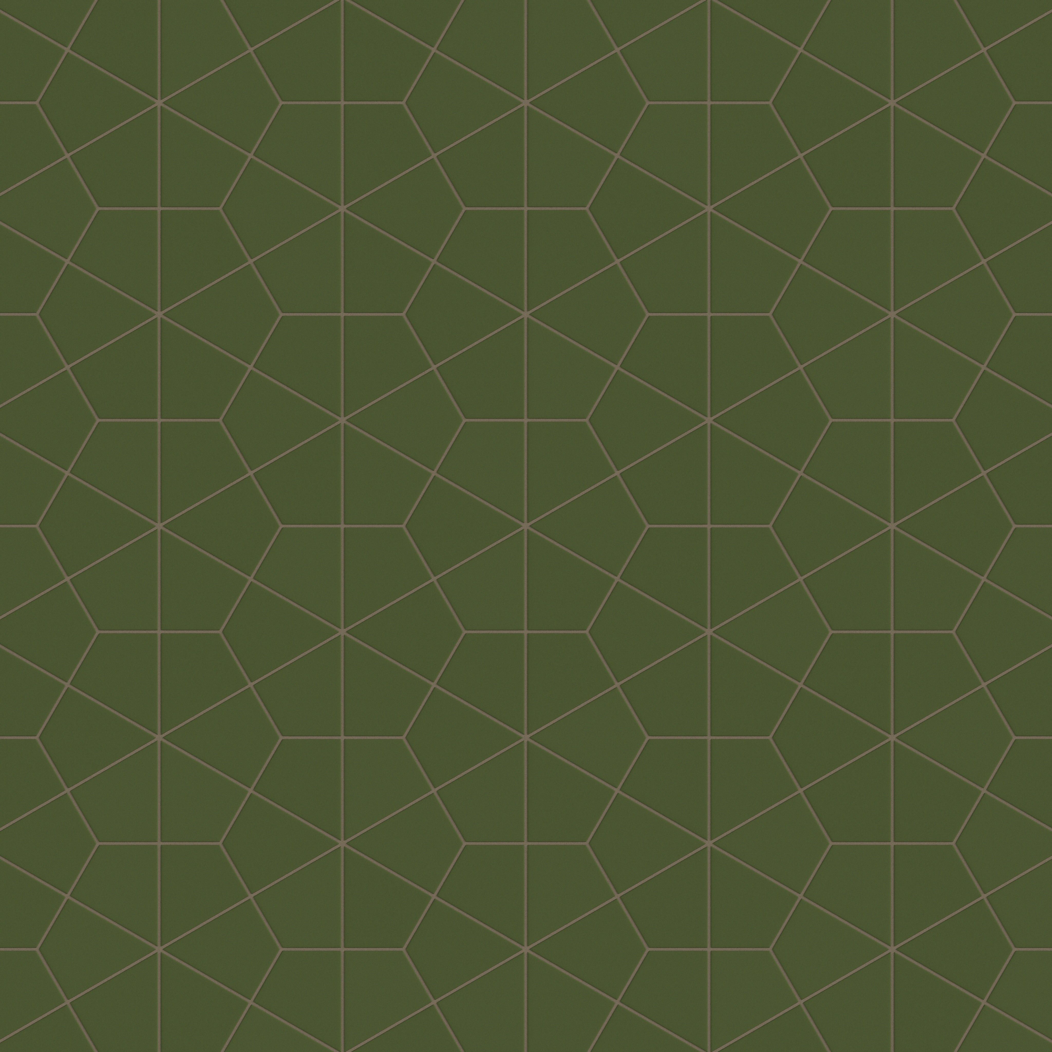 Hexite Original Ceramic Tile in Lone Pine Matte