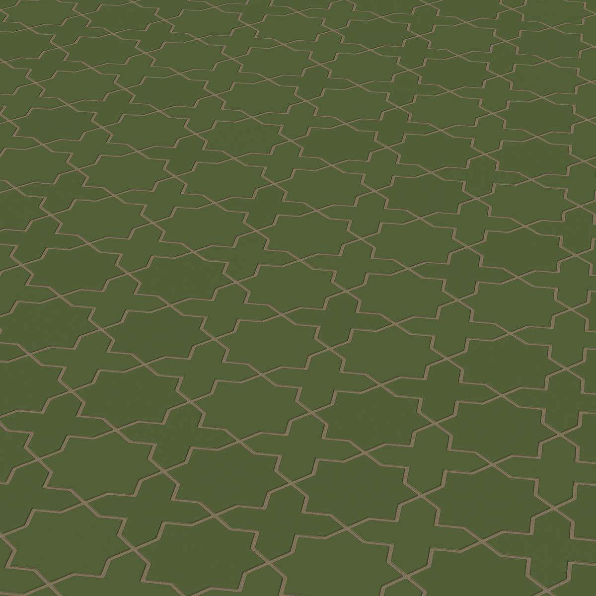 Mini Star & Cross Original Ceramic Tile in Lone Pine Matte