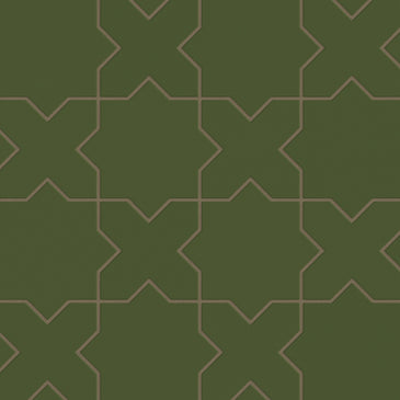 Star & Cross Original Ceramic Tile in Lone Pine Matte