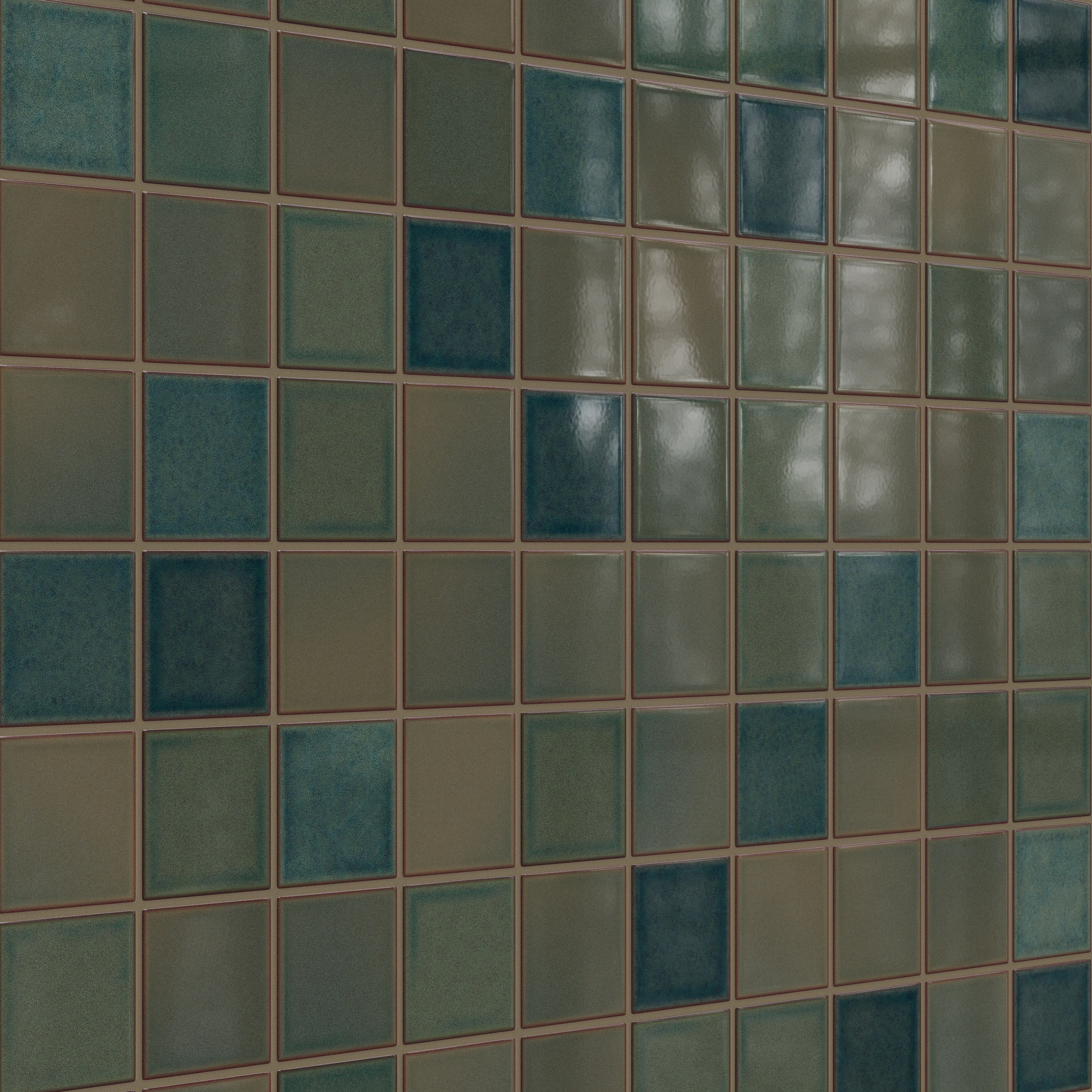 4x4 Original Ceramic Tile in Mackerel