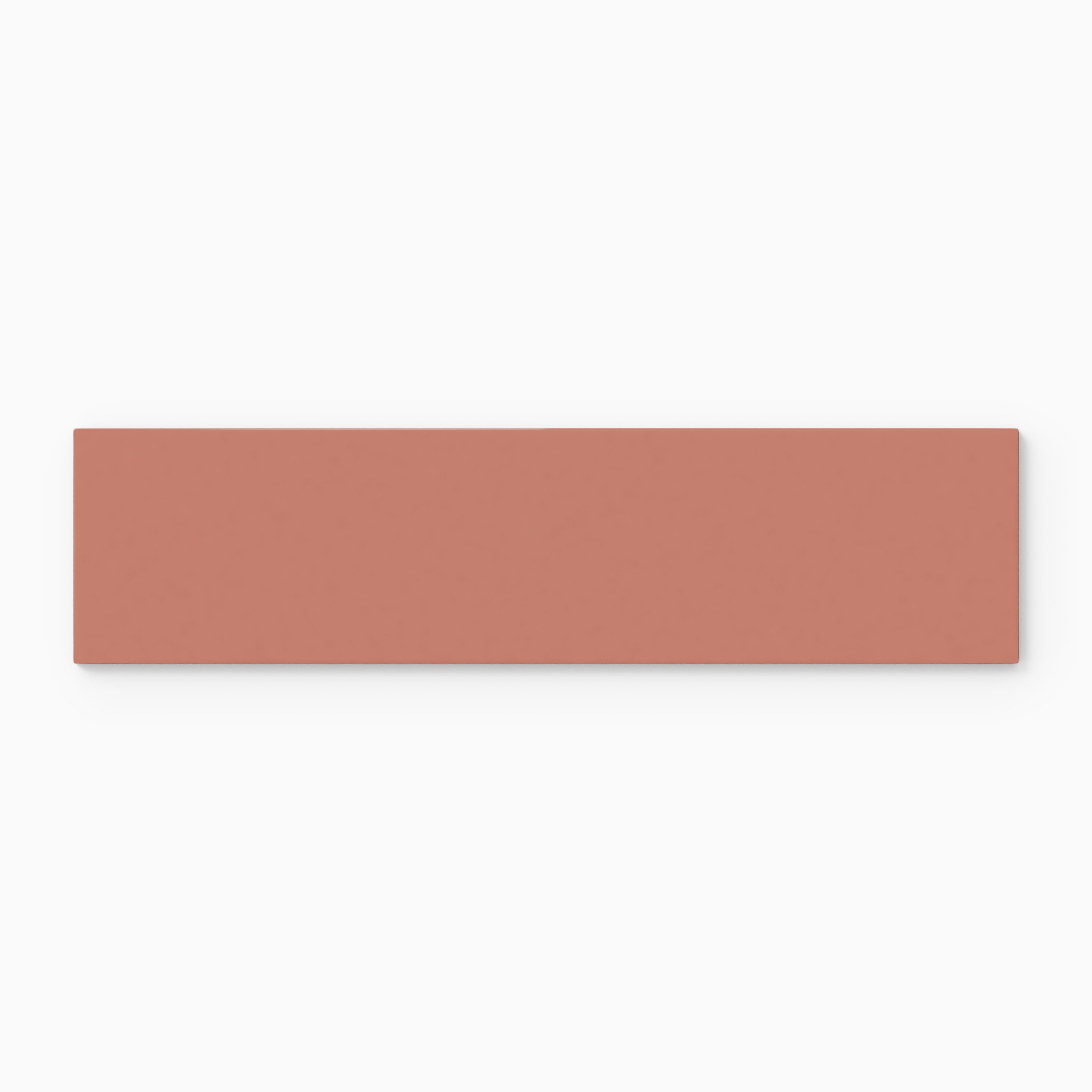 3x12 Natural Press Ceramic Tile in Madder Red Gloss