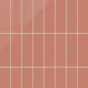 3x9 Natural Press Ceramic Tile in Madder Red Gloss