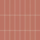 3x9 Natural Press Ceramic Tile in Madder Red Matte