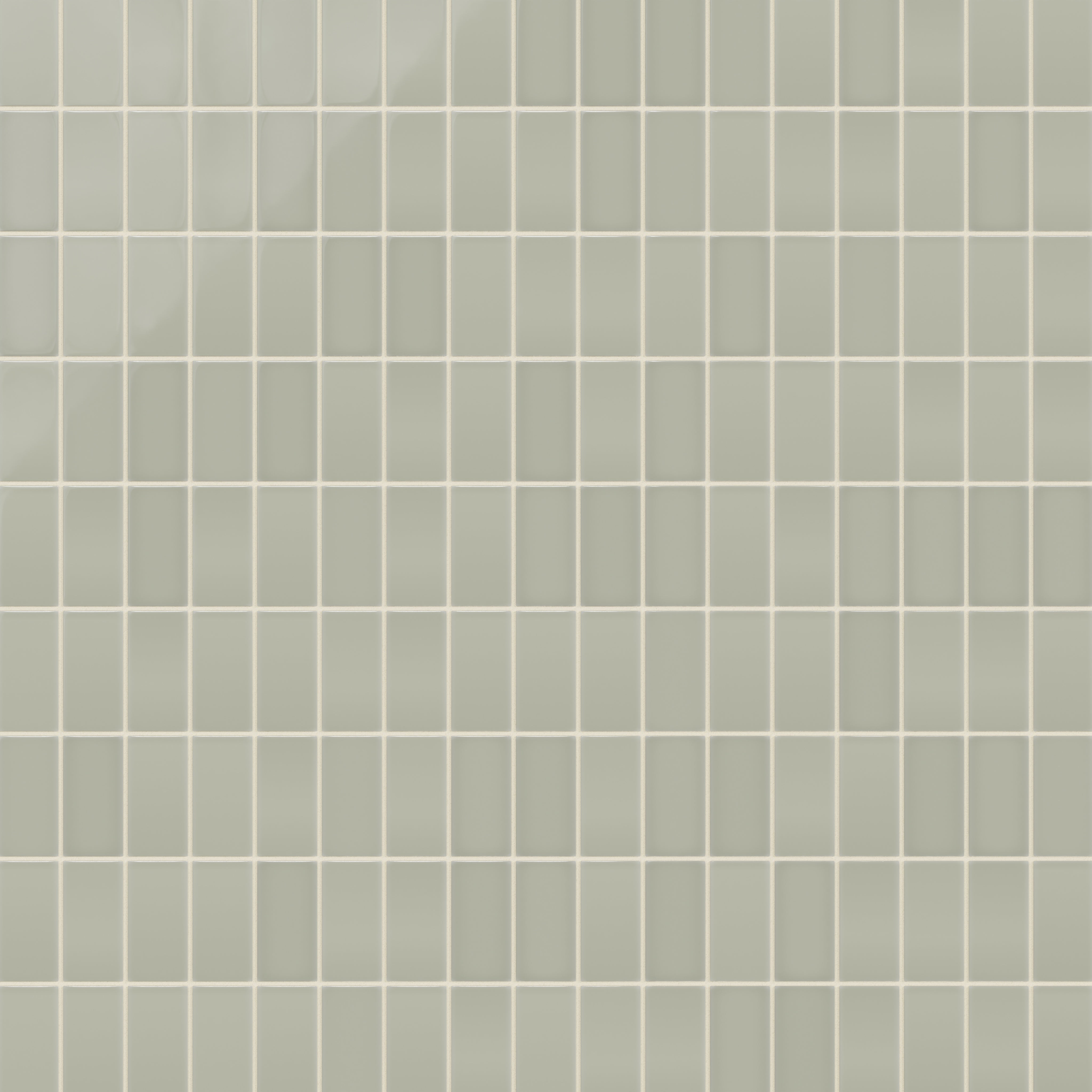 2x4 Straight Set Sheeted Natural Press Ceramic Mosaic Tile in Manzanita Gloss