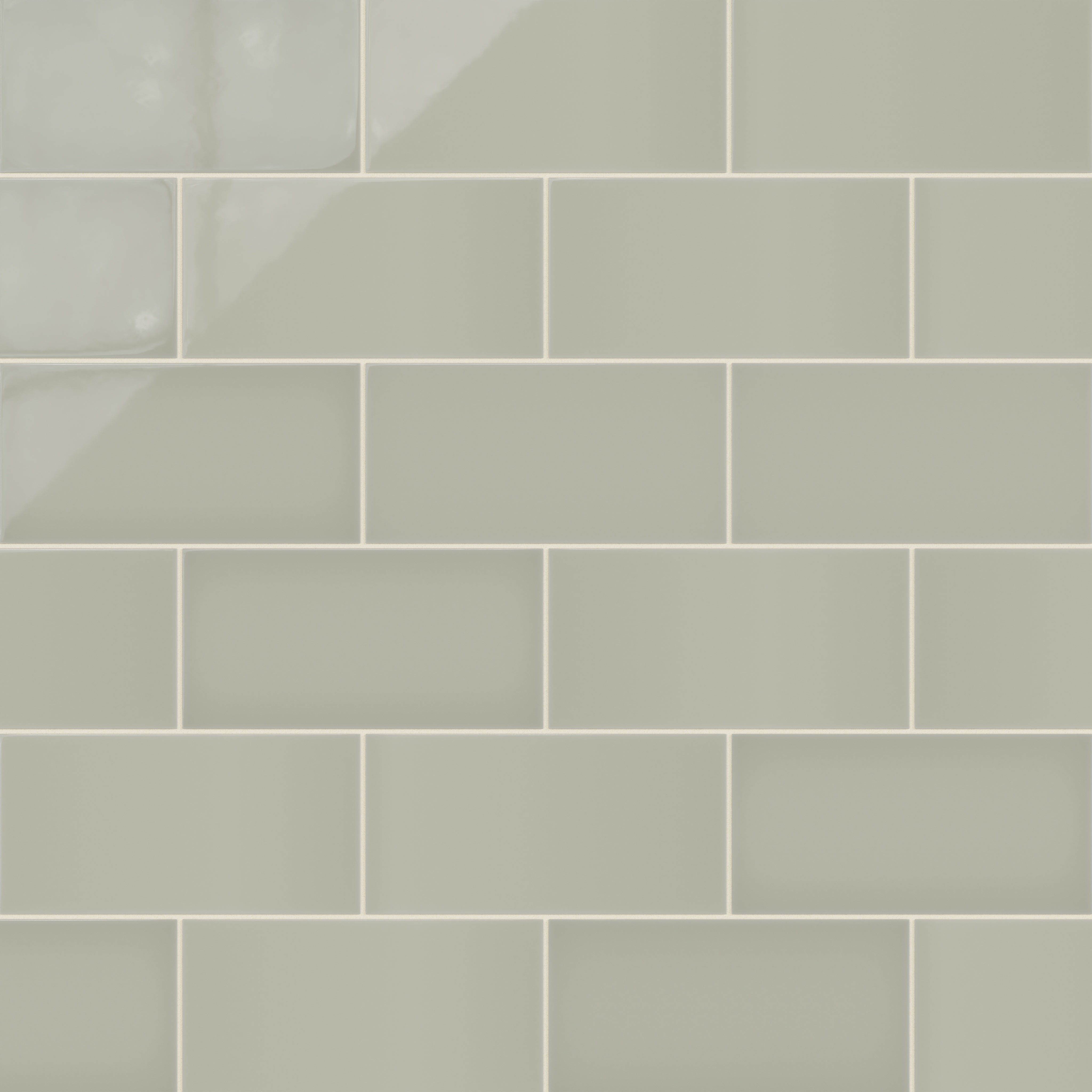 6x12 Natural Press Ceramic Tile in Manzanita Gloss