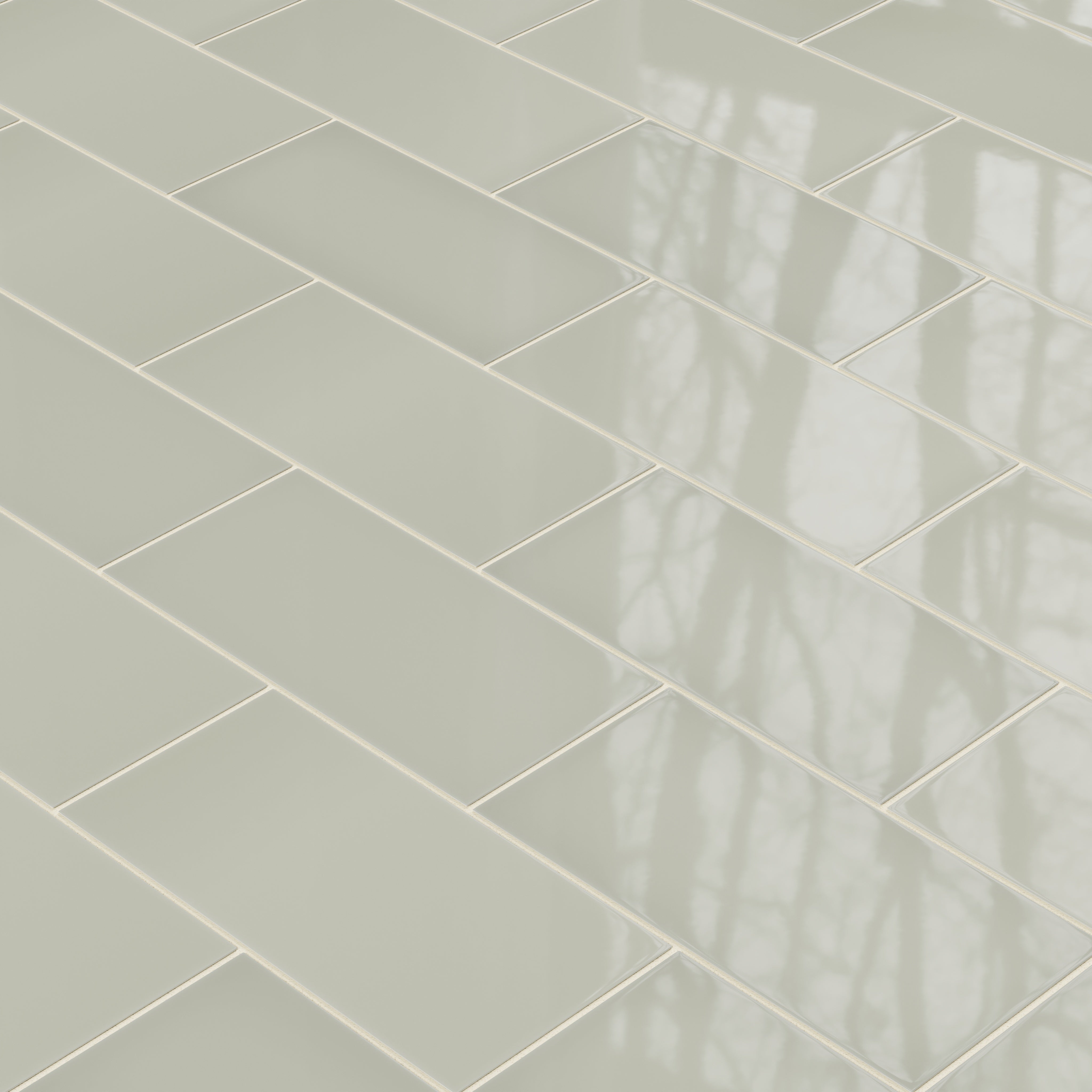 6x12 Natural Press Ceramic Tile in Manzanita Gloss