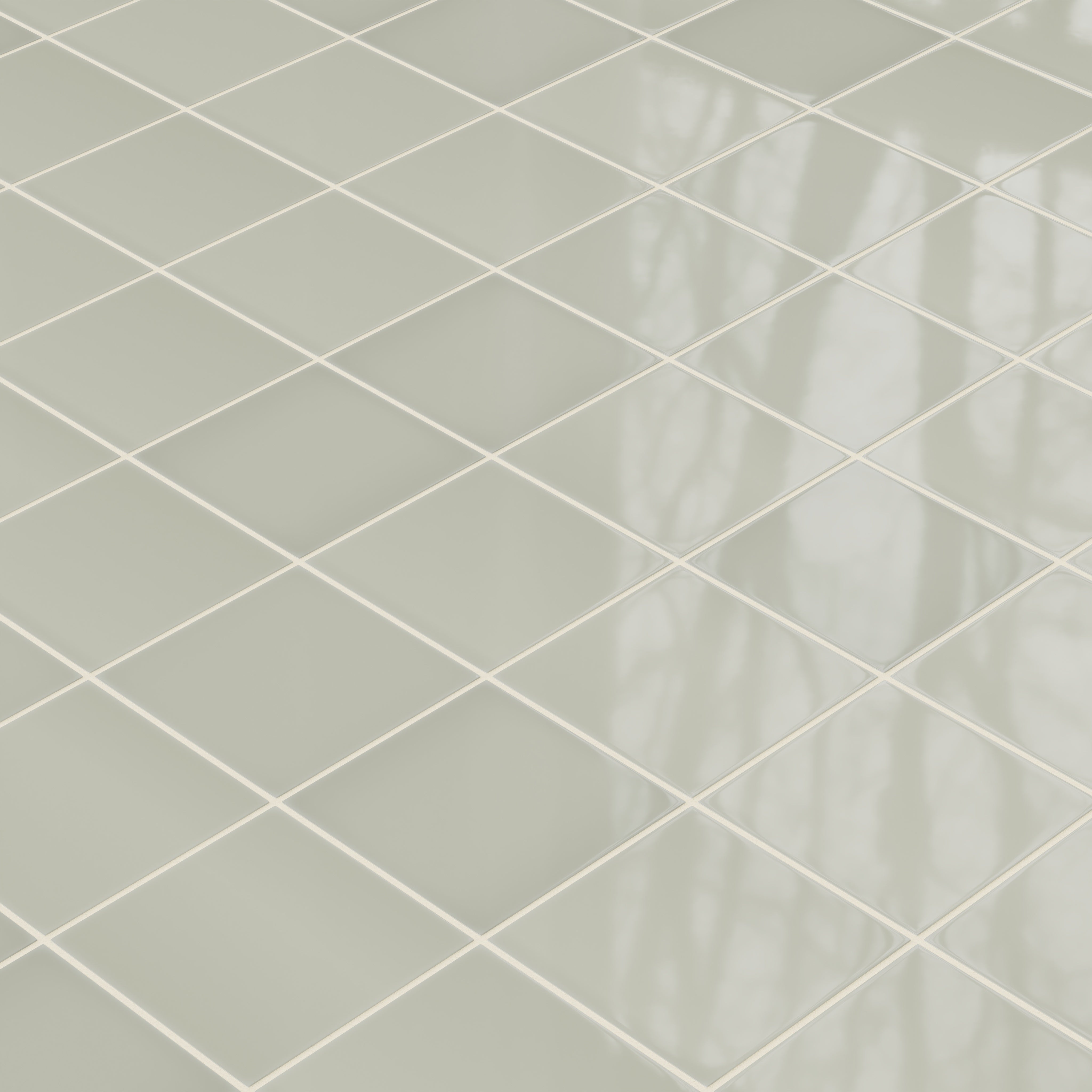6x6 Natural Press Ceramic Tile in Manzanita Gloss
