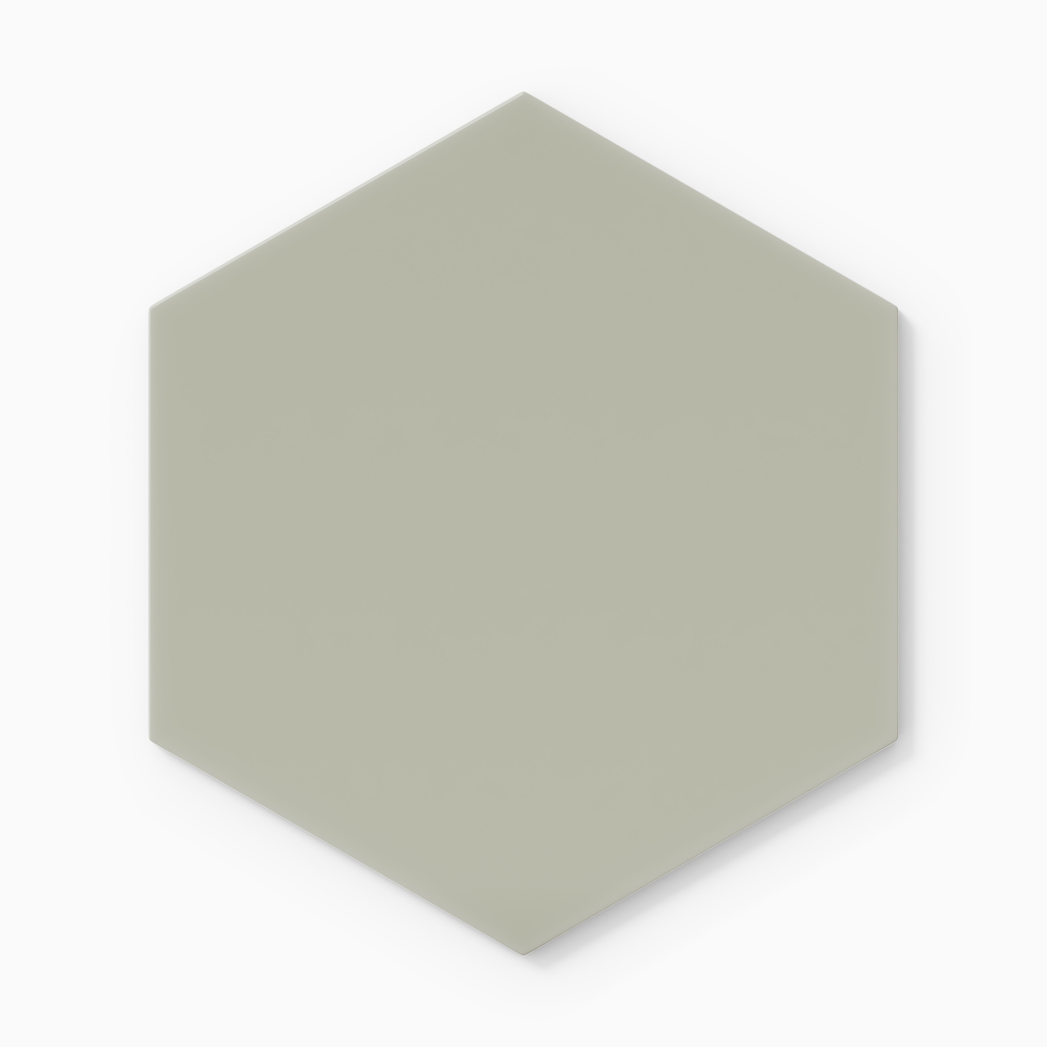 8" Hexagon Natural Press Ceramic Tile in Manzanita Gloss