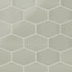 Elongated Hexagon Natural Press Ceramic Tile in Manzanita Gloss
