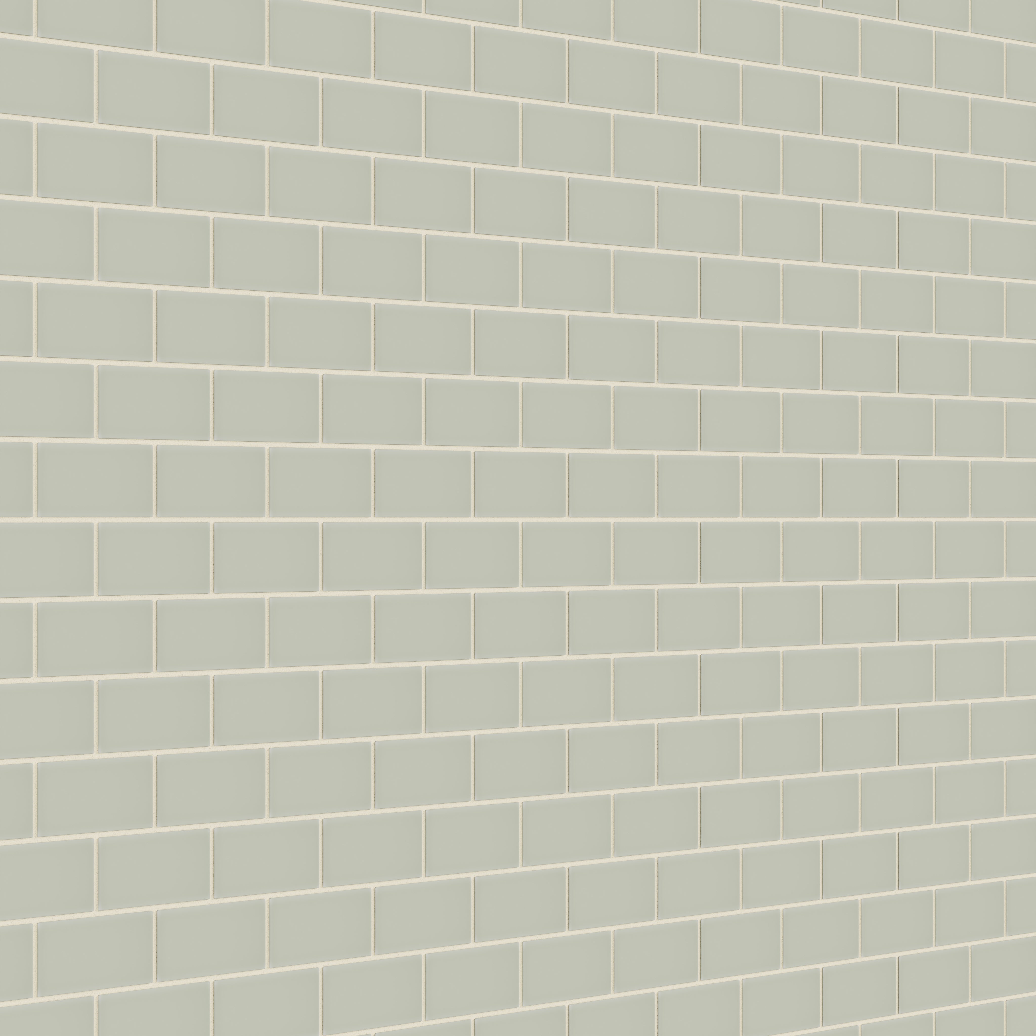 2x4 Half Offset Sheeted Natural Press Ceramic Mosaic Tile in Manzanita Matte