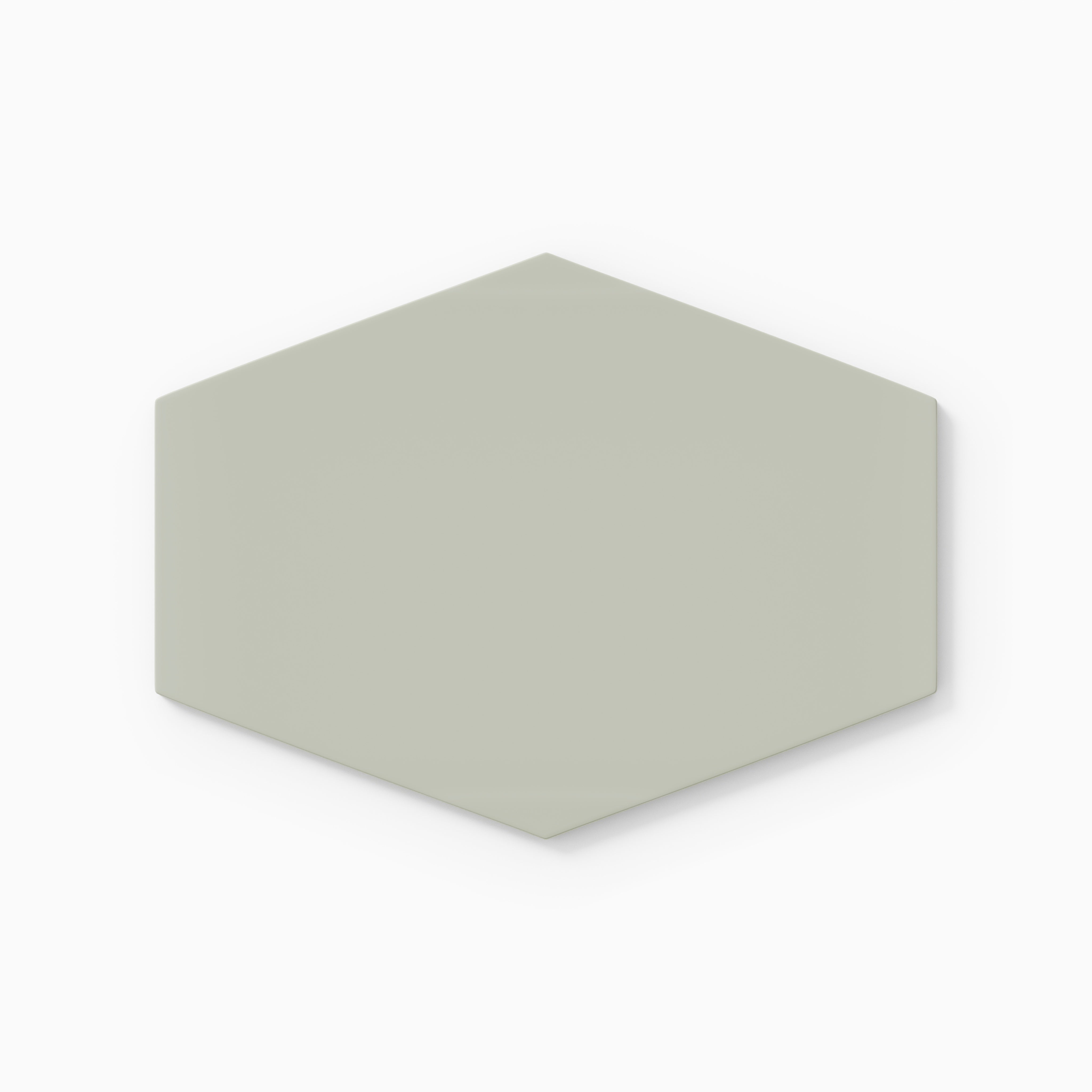 Elongated Hexagon Natural Press Ceramic Tile in Manzanita Matte
