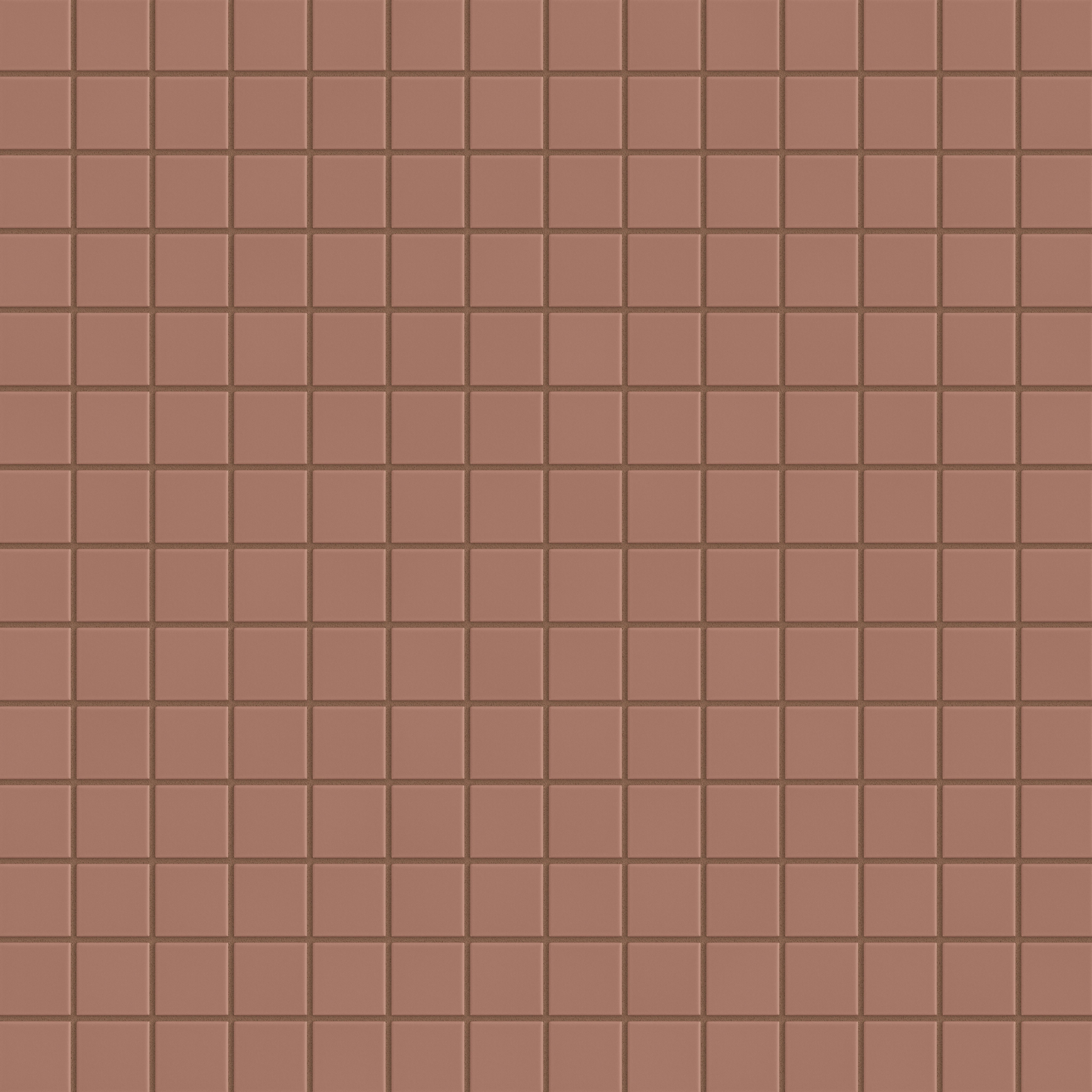 2x2 Straight Set Sheeted Original Ceramic Mosaic Tile in Mauve Matte