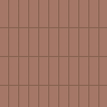 2x6 Original Ceramic Tile in Mauve Matte