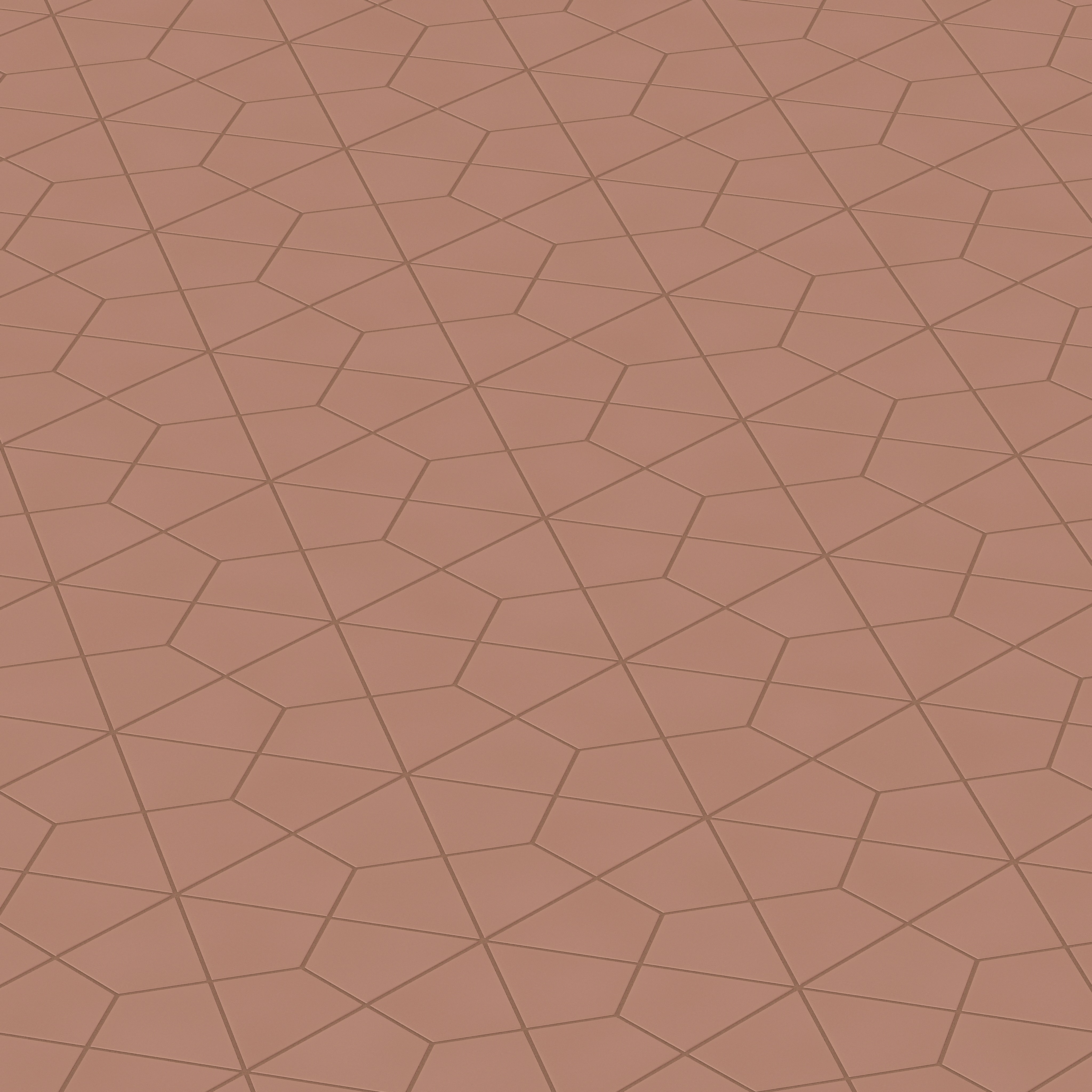 Hexite Original Ceramic Tile in Mauve Matte