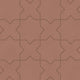 Star & Cross Original Ceramic Tile in Mauve Matte