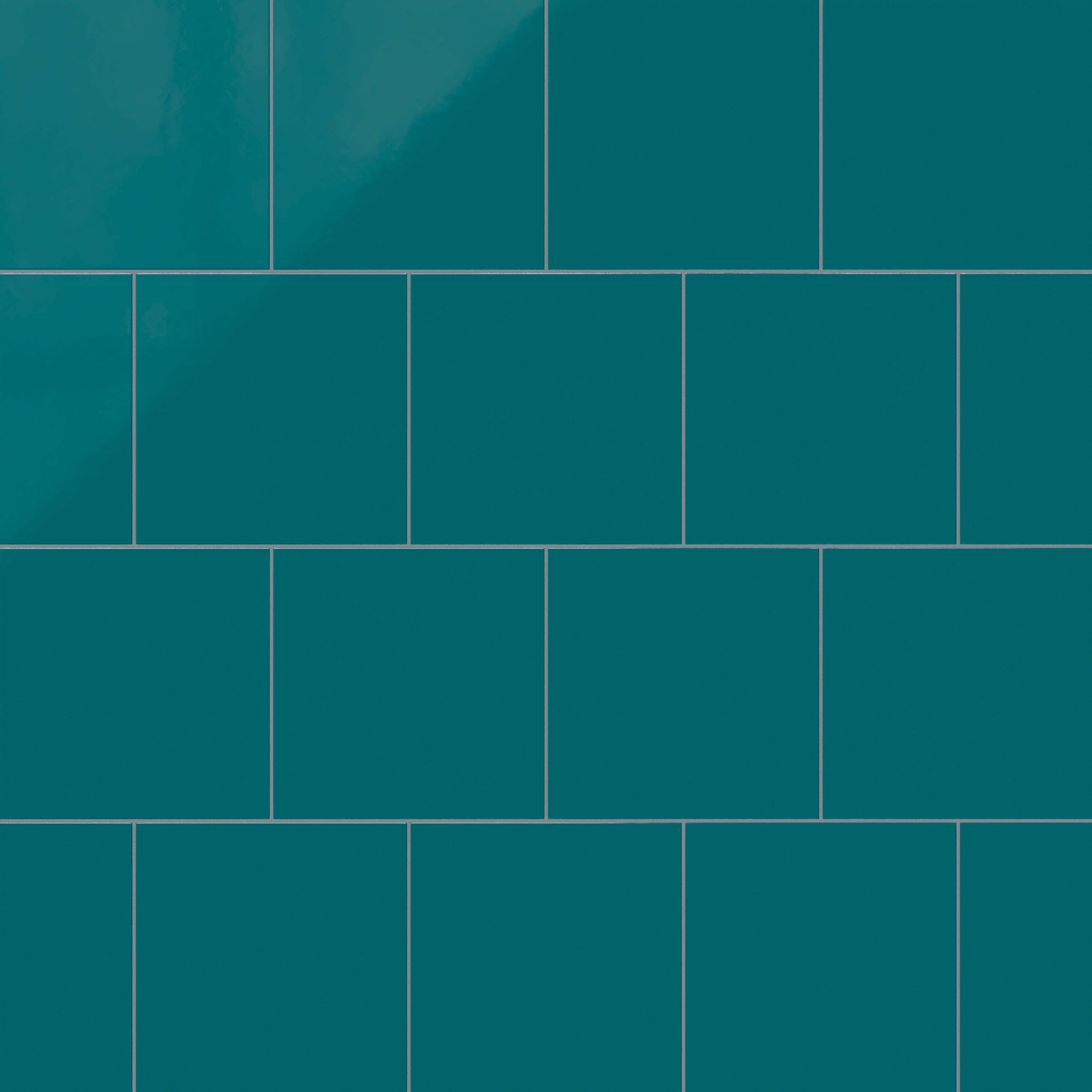 12x12 Natural Press Ceramic Tile in Maya Blue Gloss