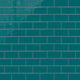 2x4 Half Offset Sheeted Natural Press Ceramic Mosaic Tile in Maya Blue Gloss