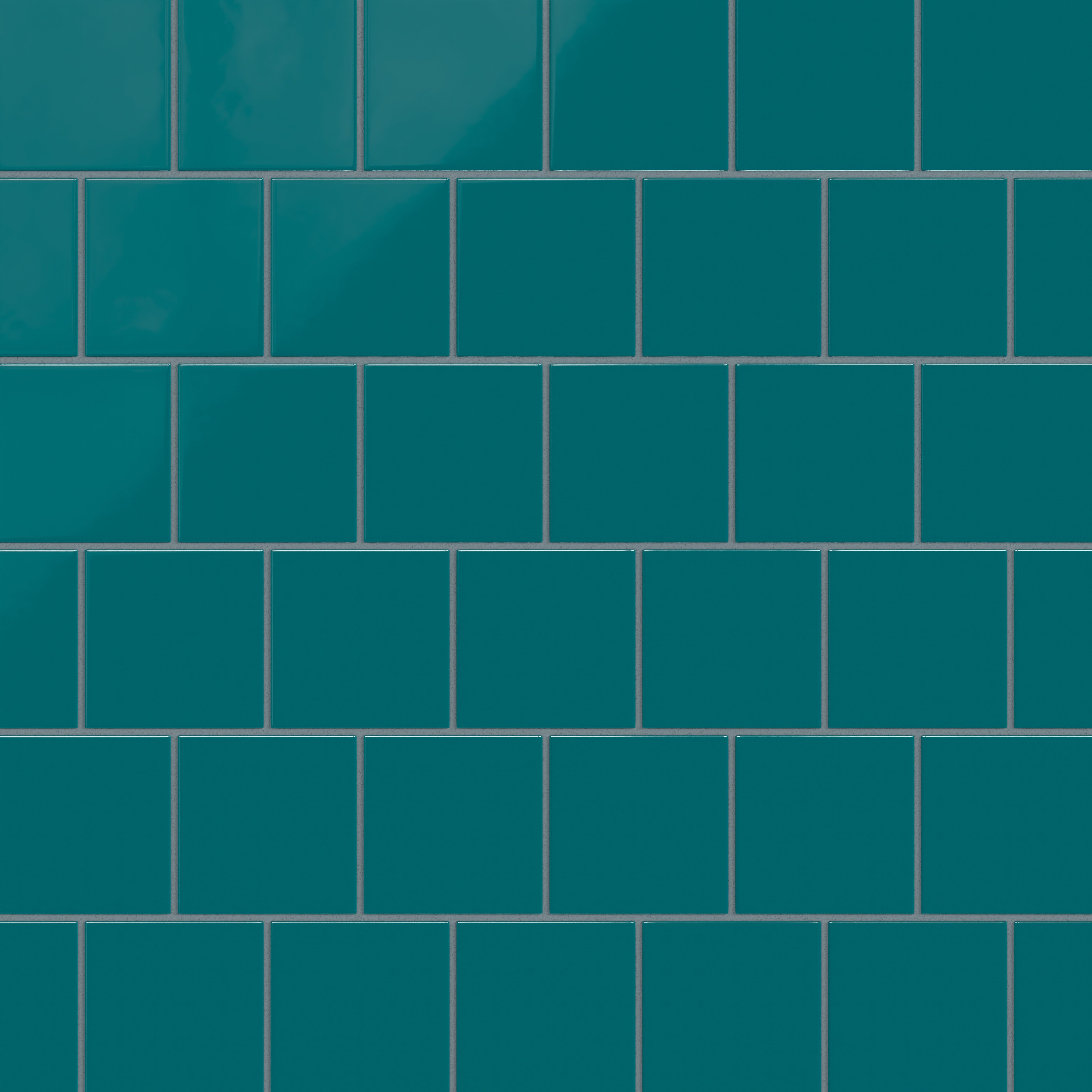 4x4 Natural Press Ceramic Tile in Maya Blue Gloss