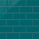 4x8 Natural Press Ceramic Tile in Maya Blue Gloss