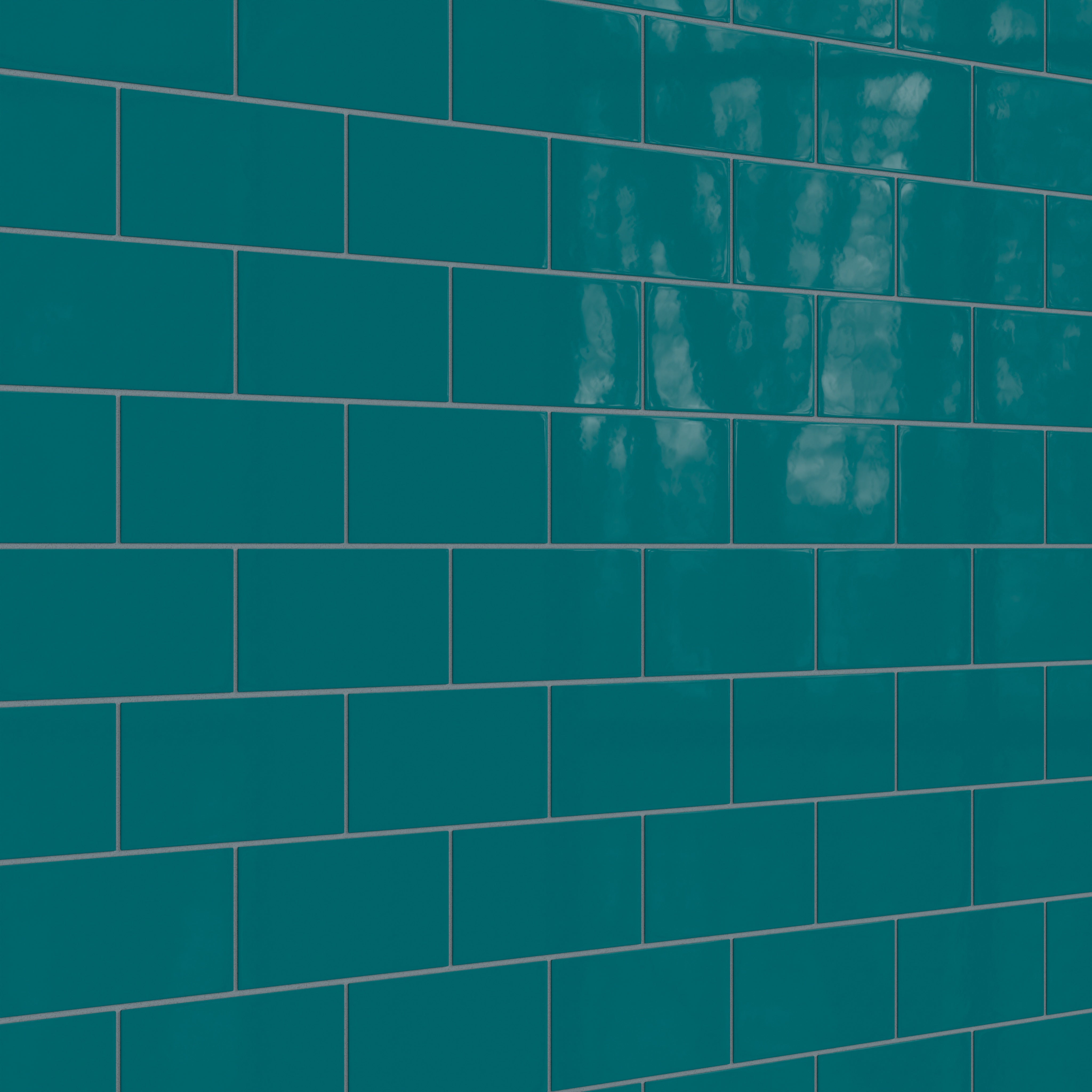 4x8 Natural Press Ceramic Tile in Maya Blue Gloss