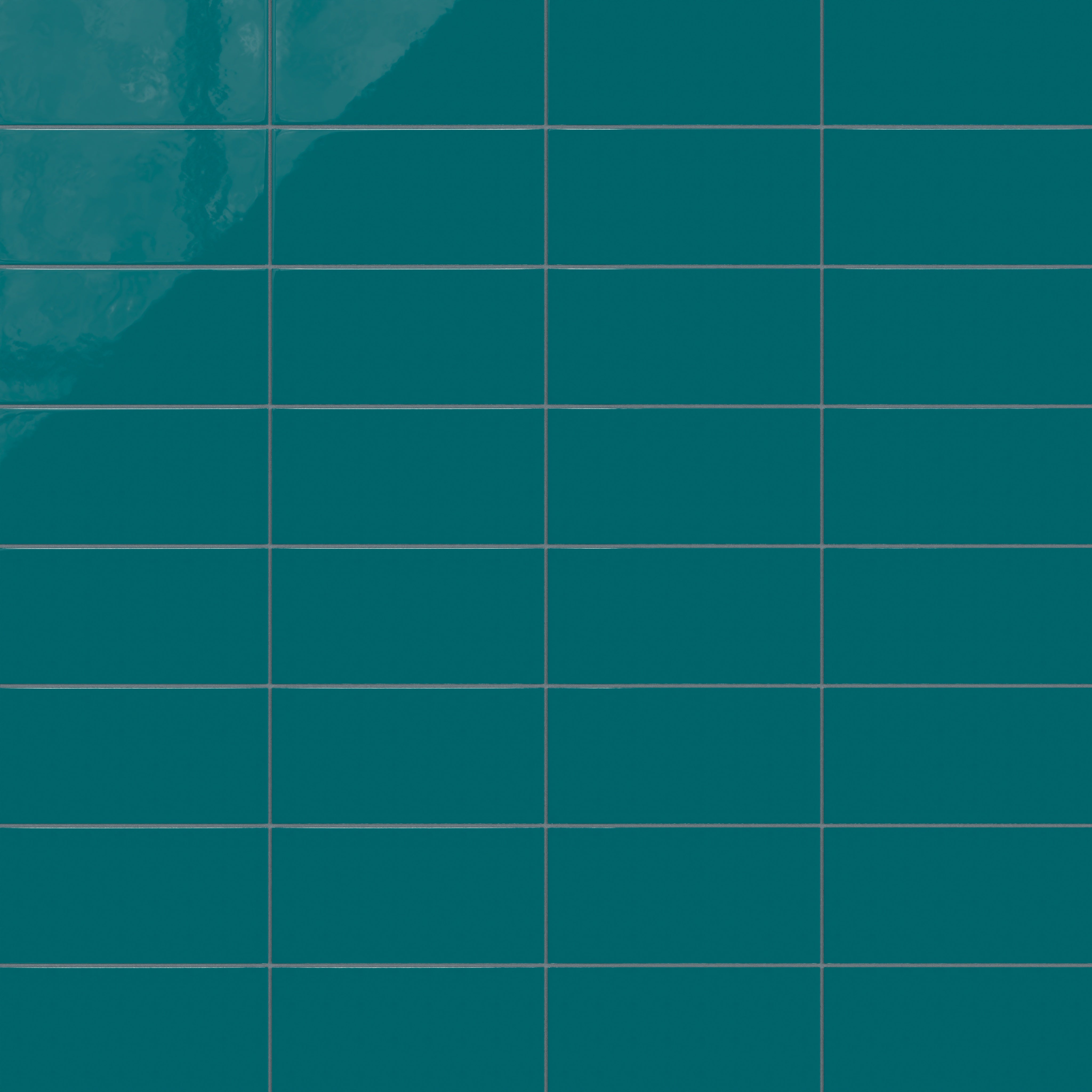 6x12 Natural Press Ceramic Tile in Maya Blue Gloss