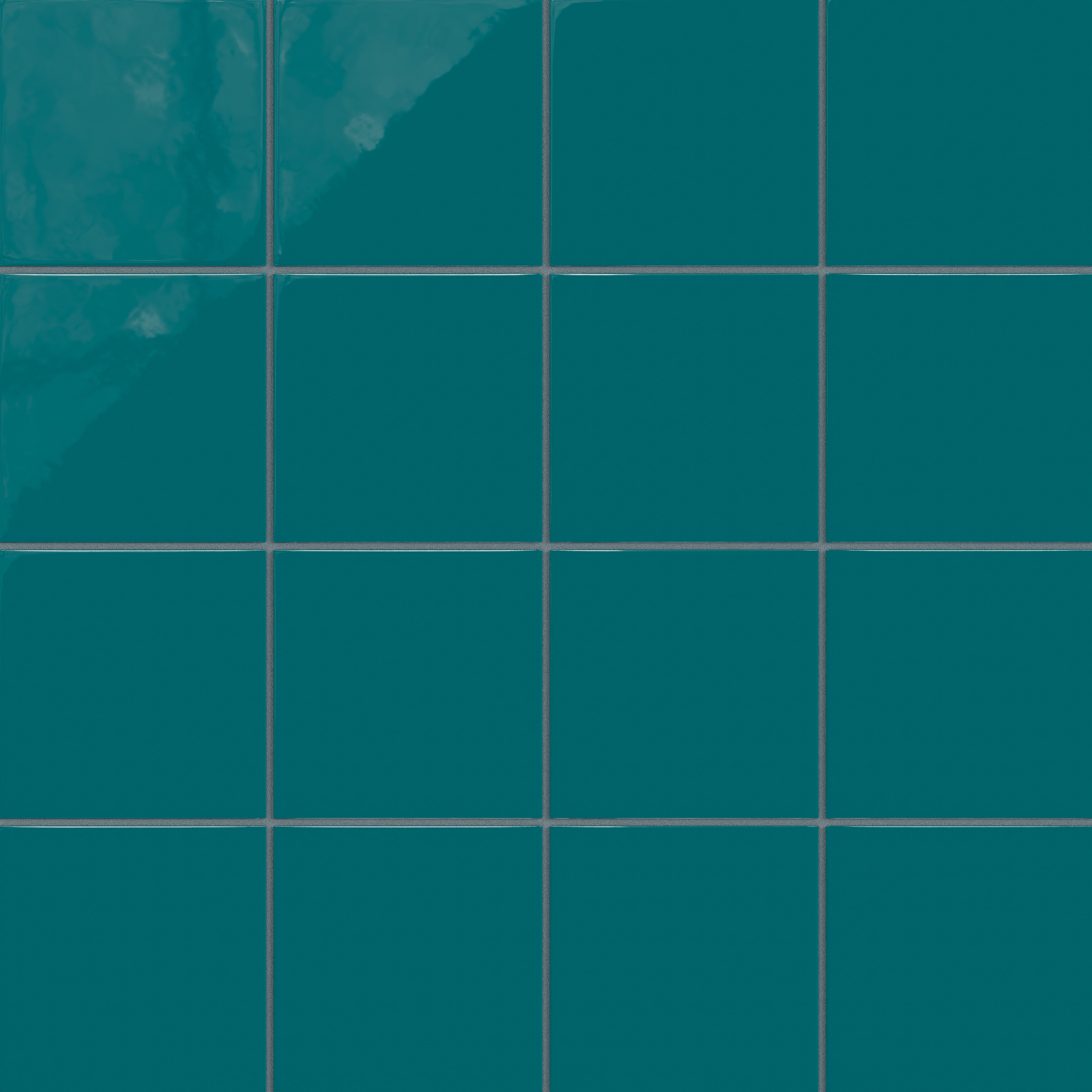 6x6 Natural Press Ceramic Tile in Maya Blue Gloss