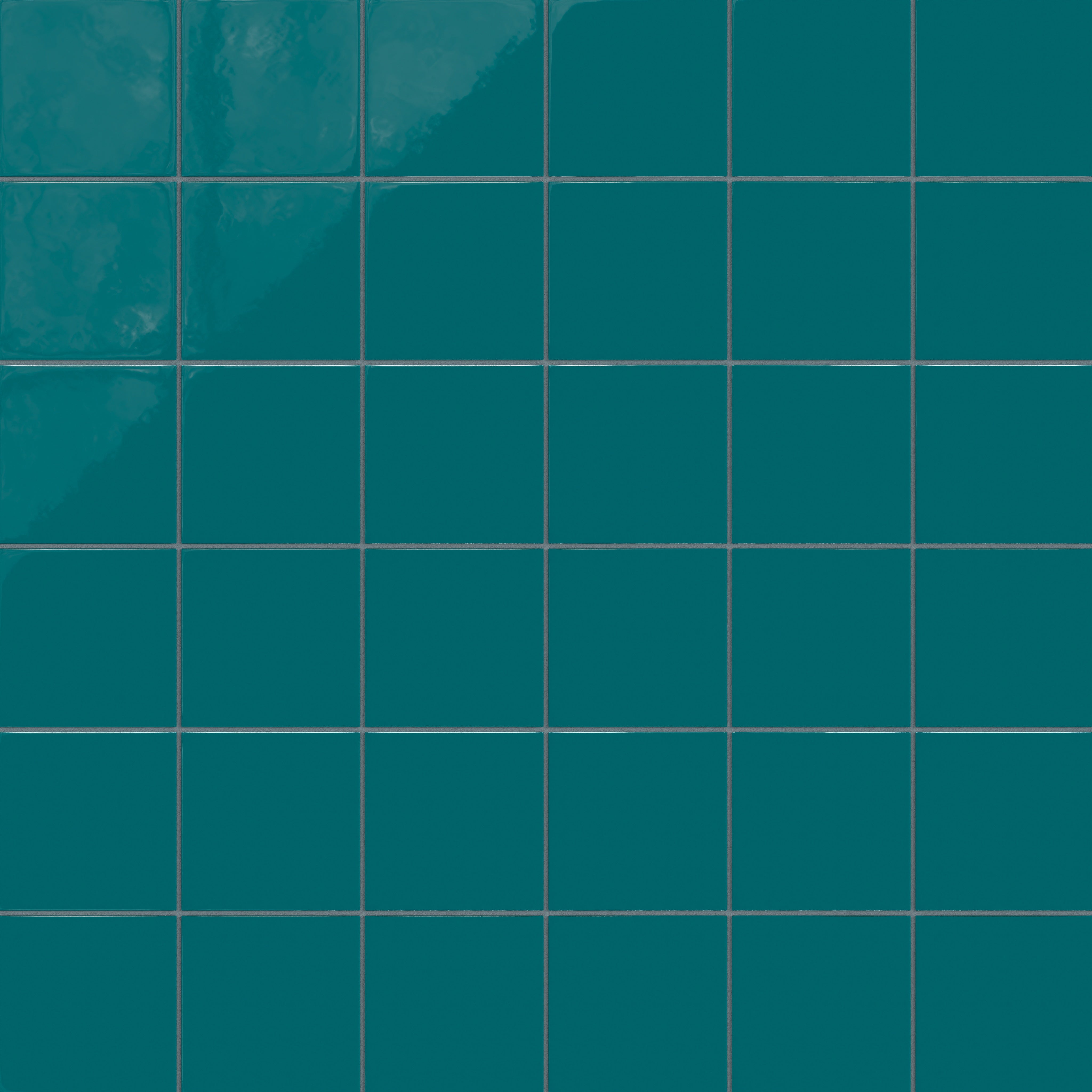 6x6 Natural Press Ceramic Tile in Maya Blue Gloss