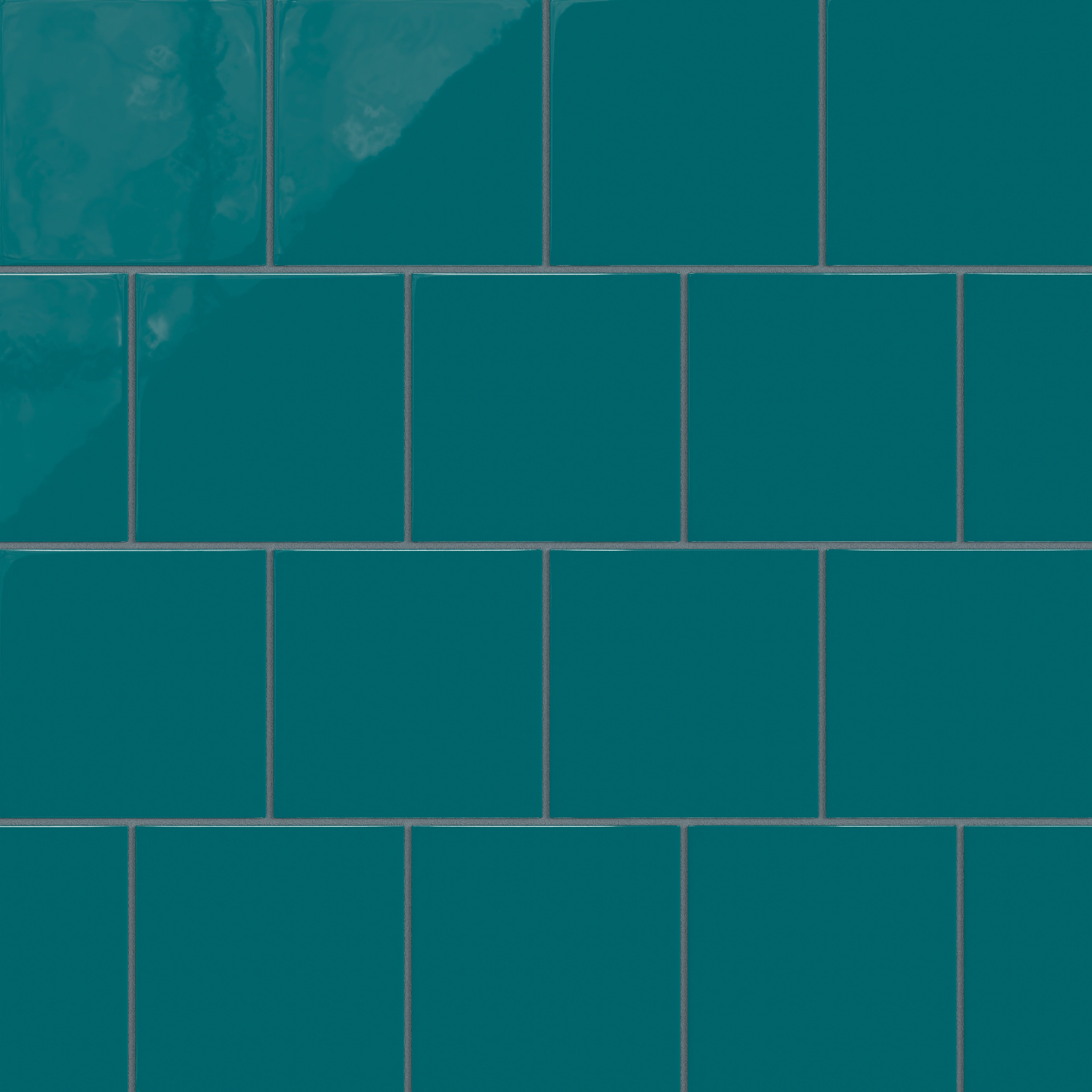 6x6 Natural Press Ceramic Tile in Maya Blue Gloss