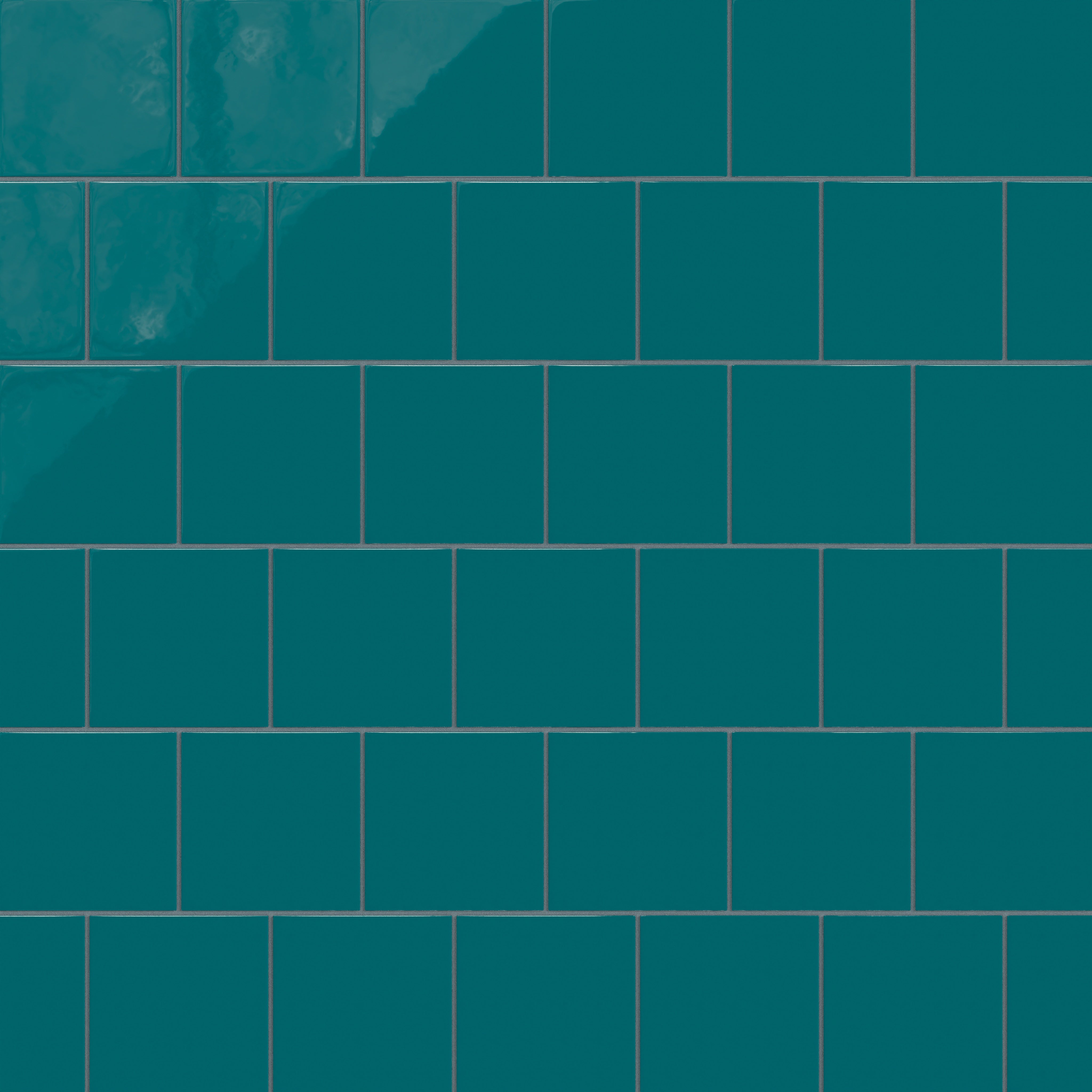 6x6 Natural Press Ceramic Tile in Maya Blue Gloss