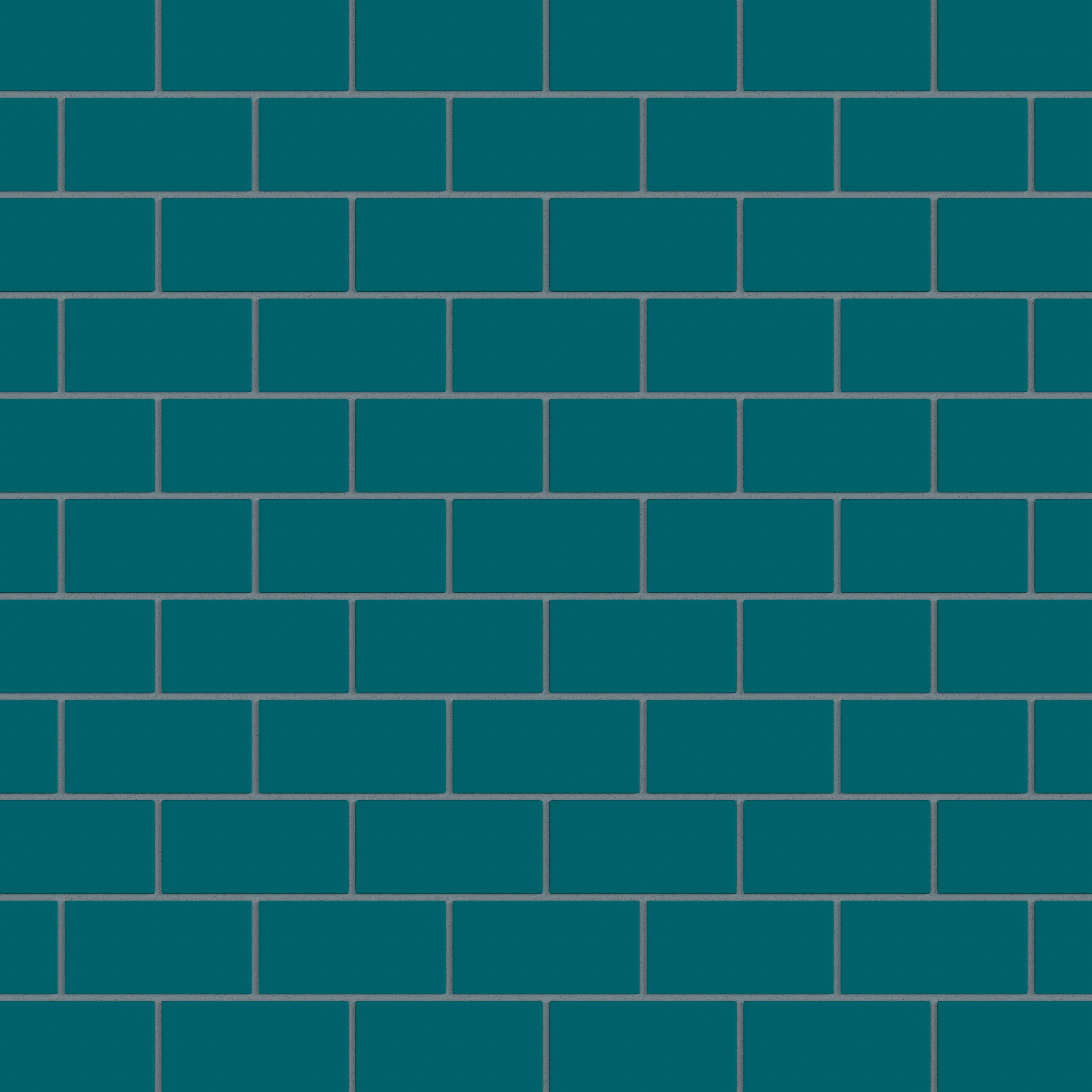2x4 Half Offset Sheeted Natural Press Ceramic Mosaic Tile in Maya Blue Matte